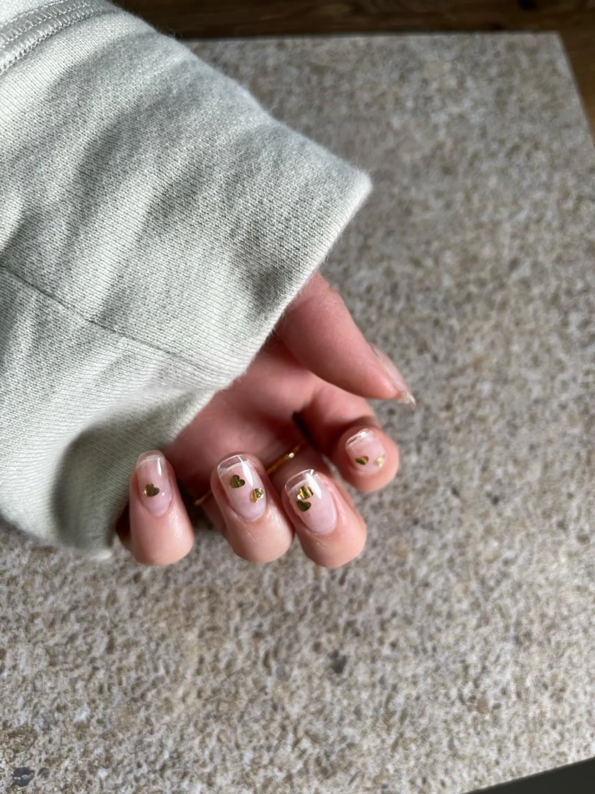 ネイル クリアネイル フレンチネイル オフのみ(ネイル) TONE the nailのネイルデザイン