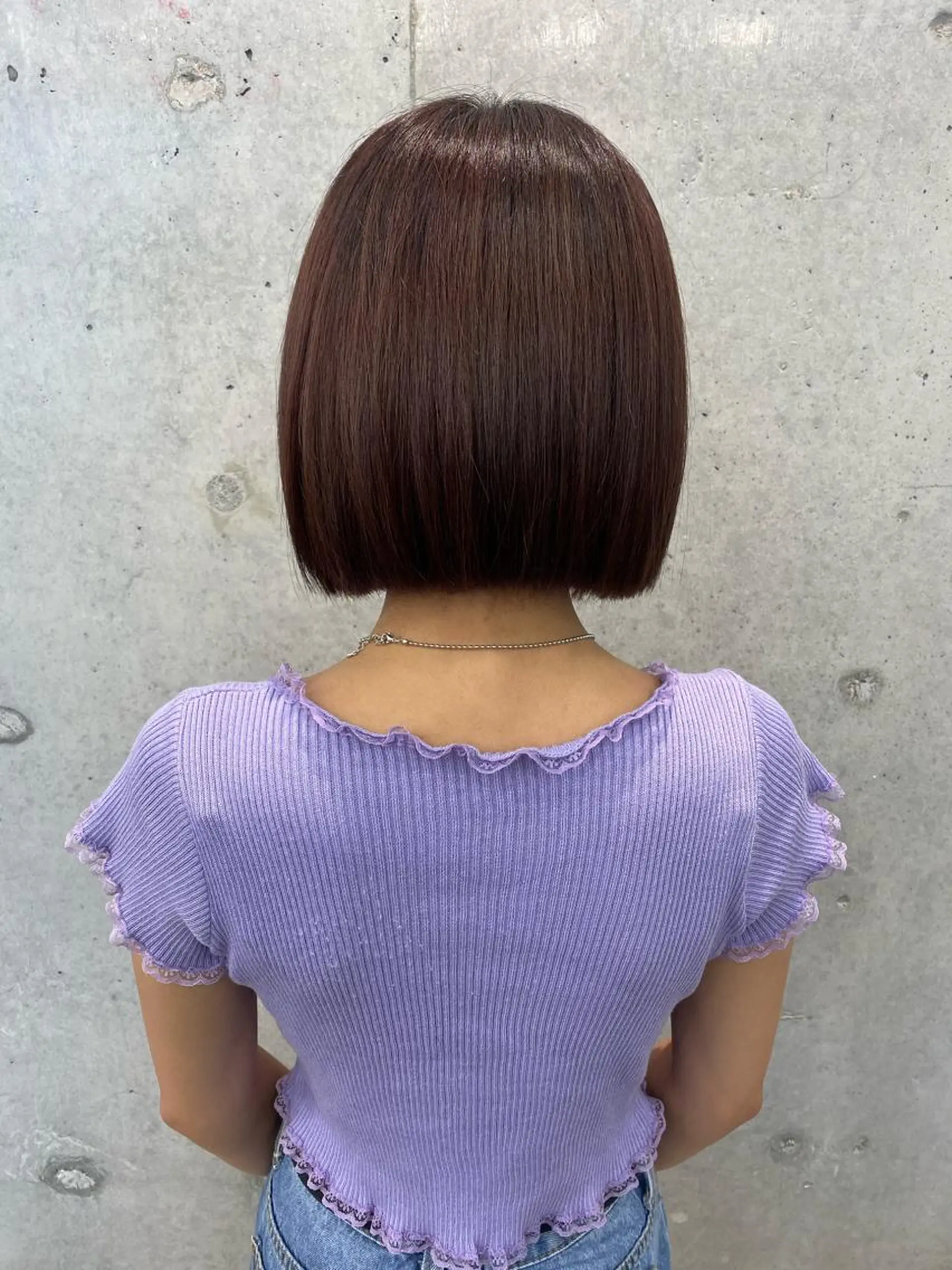 ショート カラー オリーブ/アッシュ やわらか透明感カラーのヘアスタイル