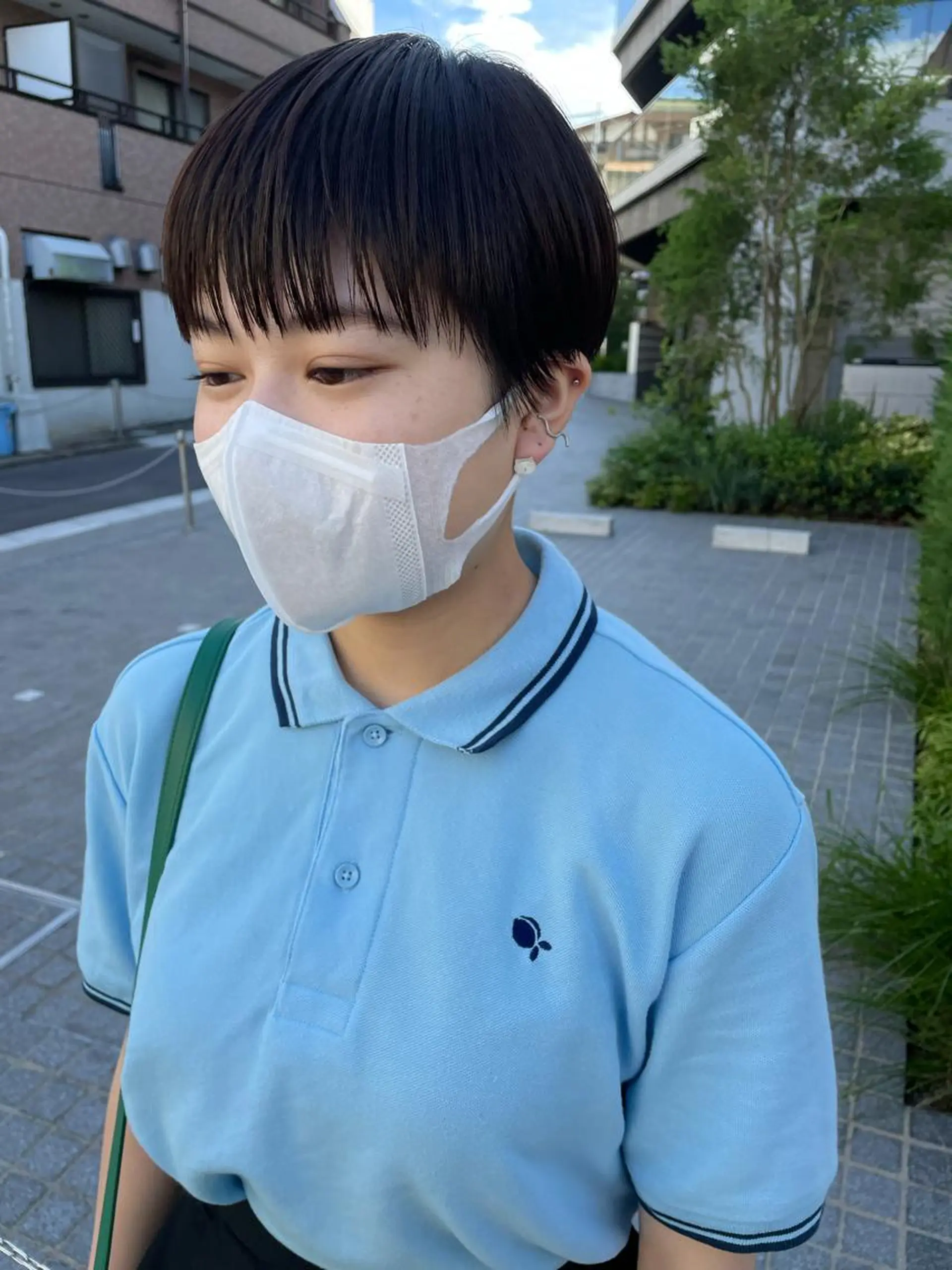 ショート カラー ショートヘア カット ヘアカラー トリートメント パーマ/透明感カラー /ボブ/吉田一生のヘアスタイル