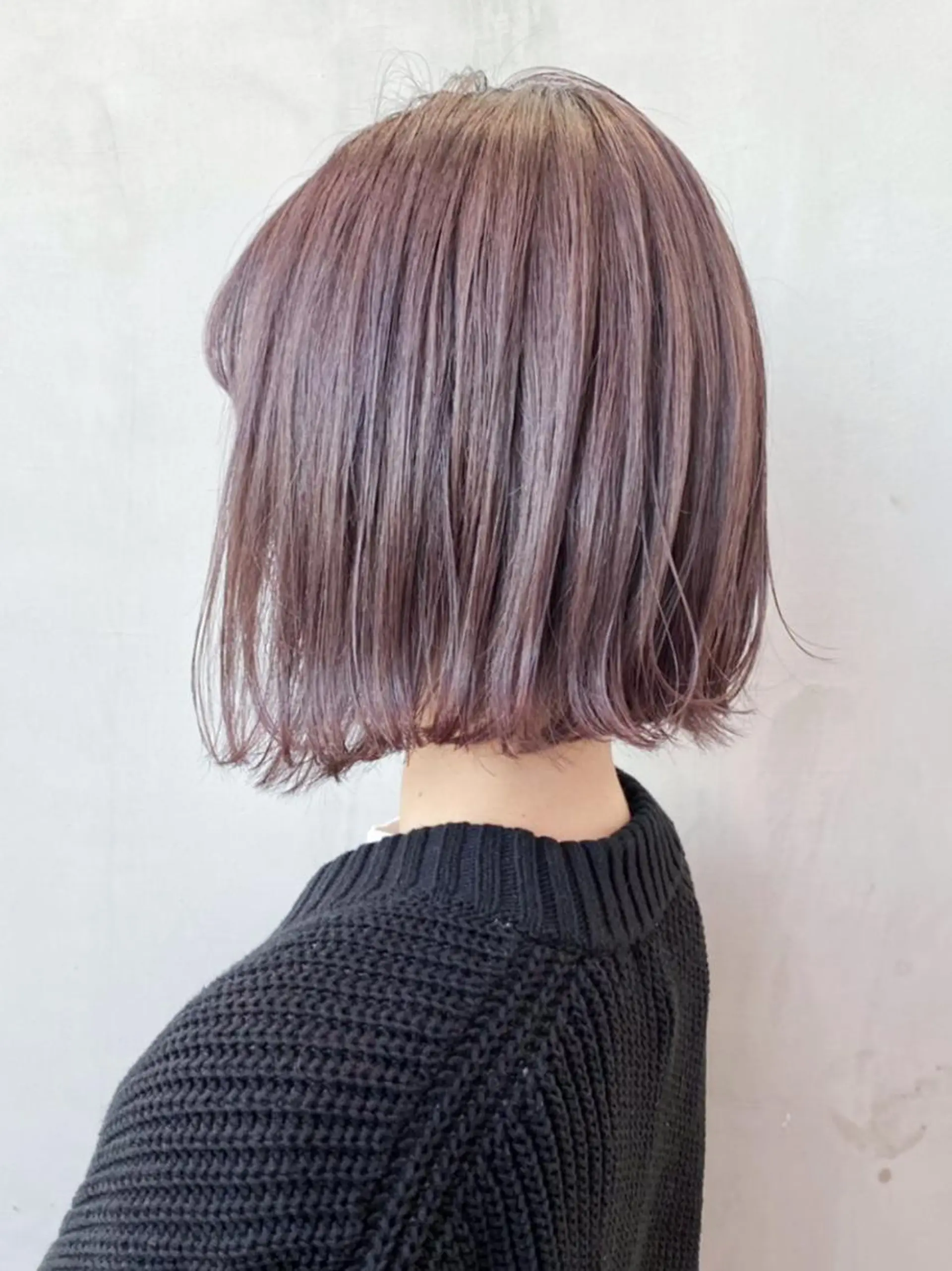 ミディアム カラー パーマ ヘアアレンジ ピンクカラー ボブ ITbyALBUM 中野店のヘアスタイル