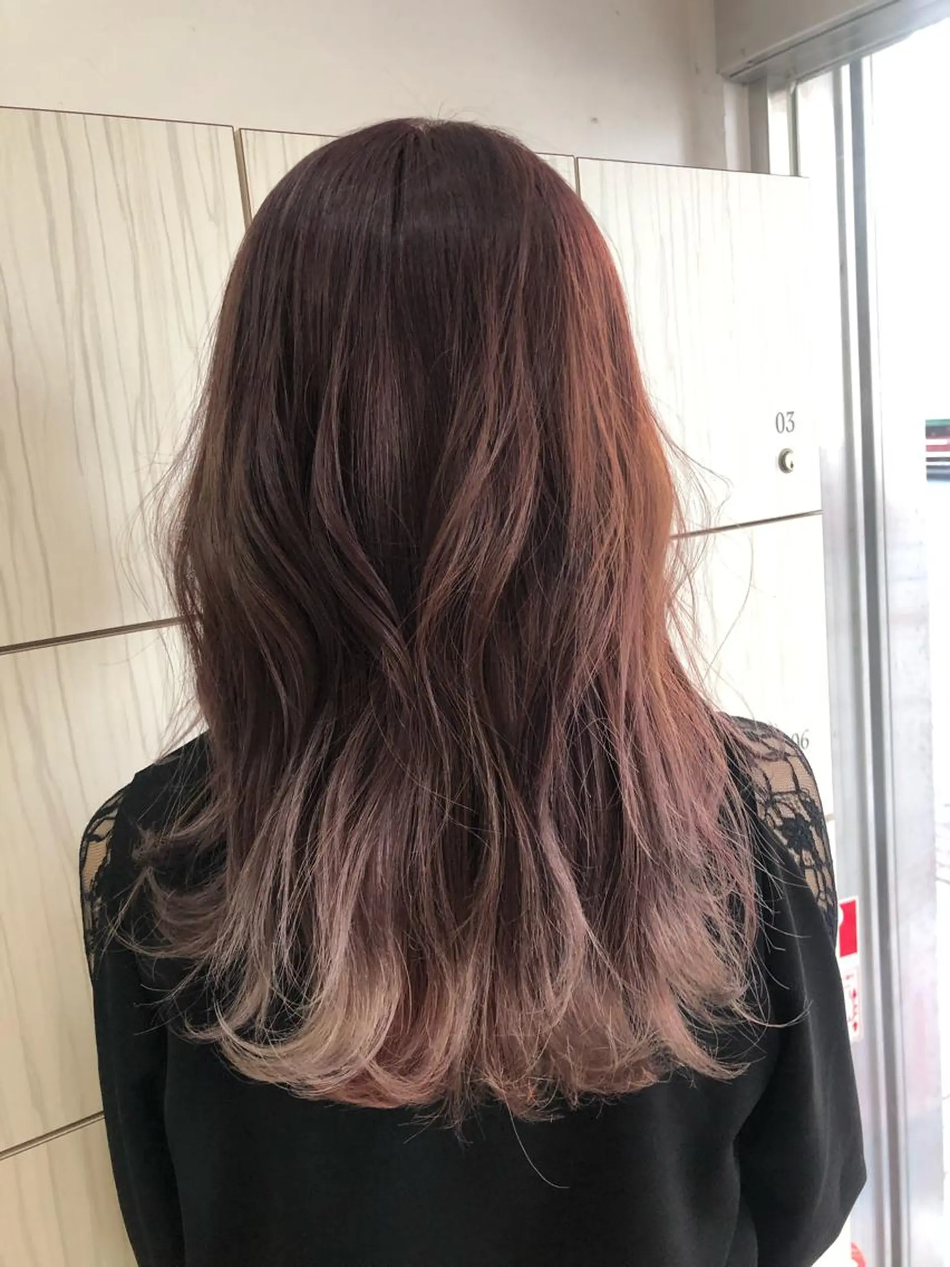 ロング ヘアカラー トリートメント 🤎ベージュカラー/ 髪質改善/山岸🤎のヘアスタイル