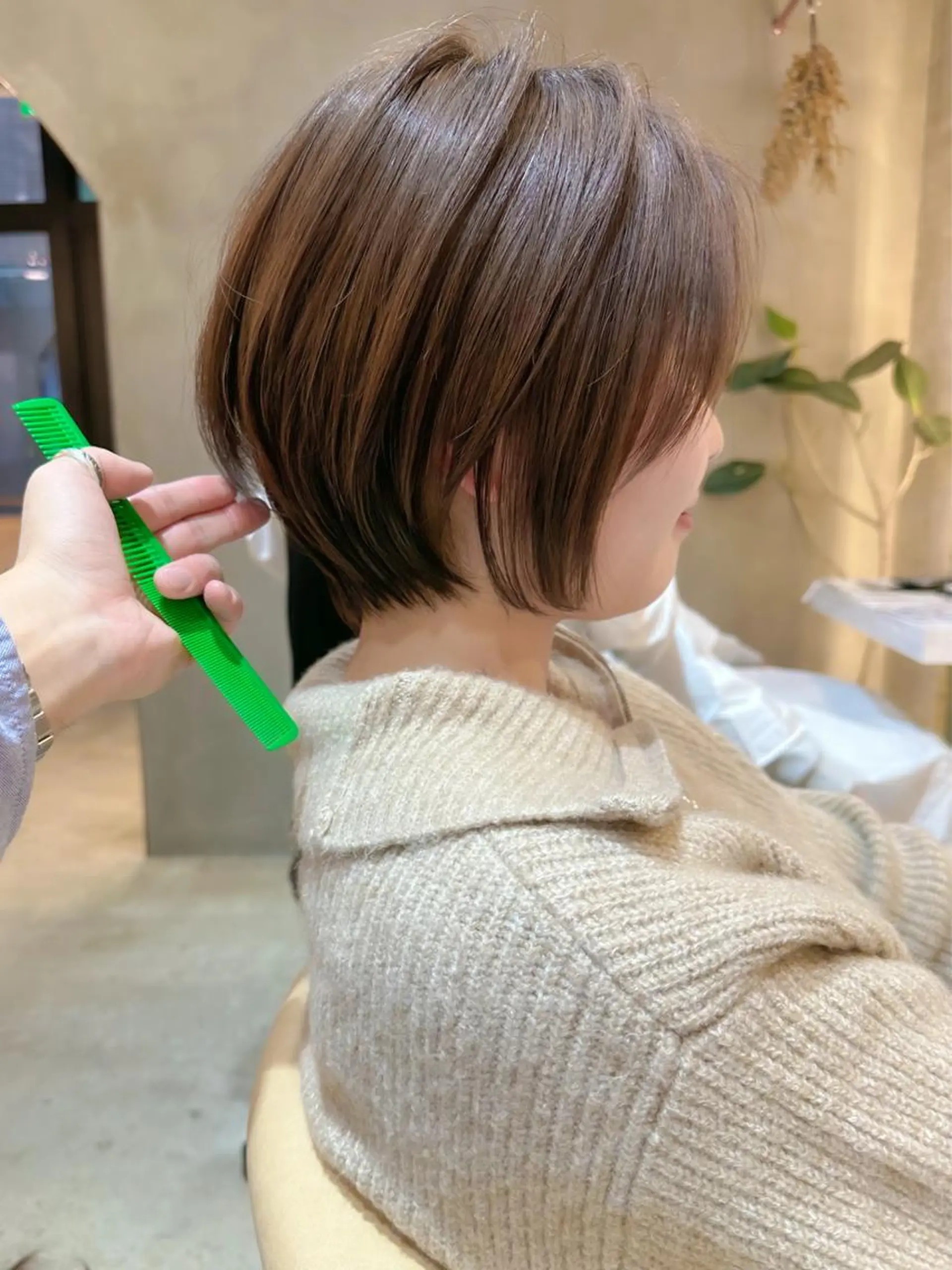 ショート カラー ボブ/ショート/ 縮毛矯正⚜️工藤昴のヘアスタイル