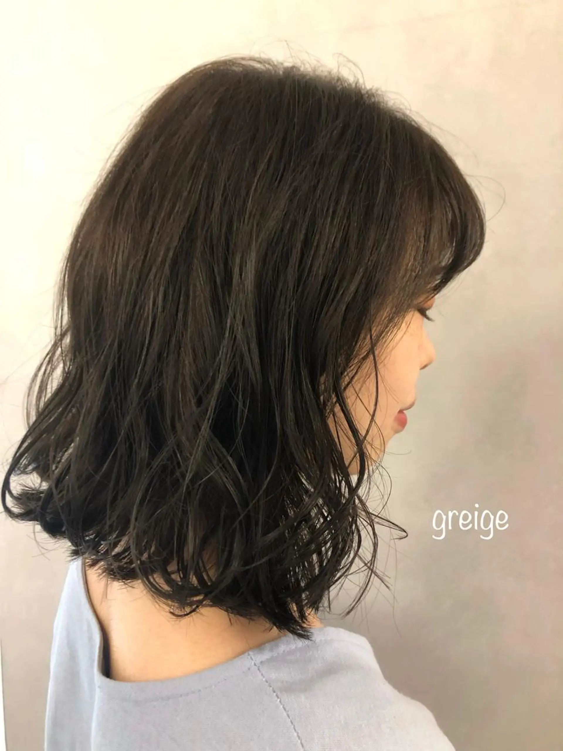 ミディアム カラー パーマ 🌿AMANE🌿 sakiのヘアスタイル