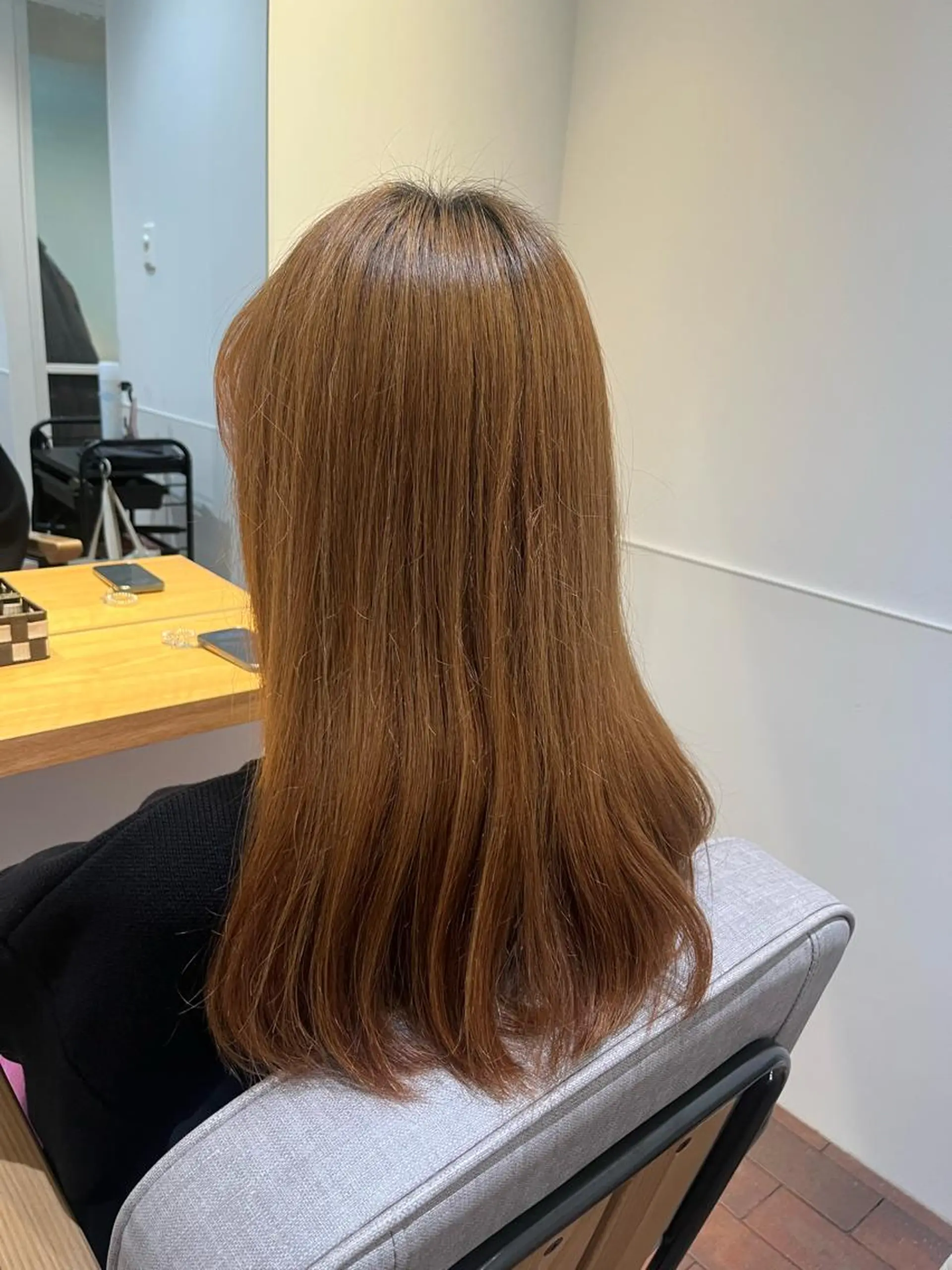 ミディアム マンツーマン 縮毛矯正/マユコのヘアスタイル