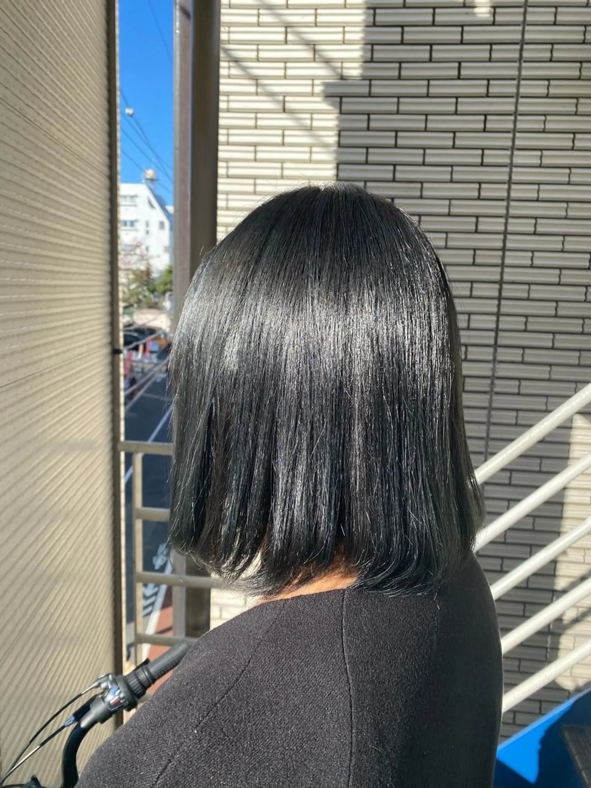 ミディアム アッシュ パーマモデル募集中 渥美翔人のヘアスタイル