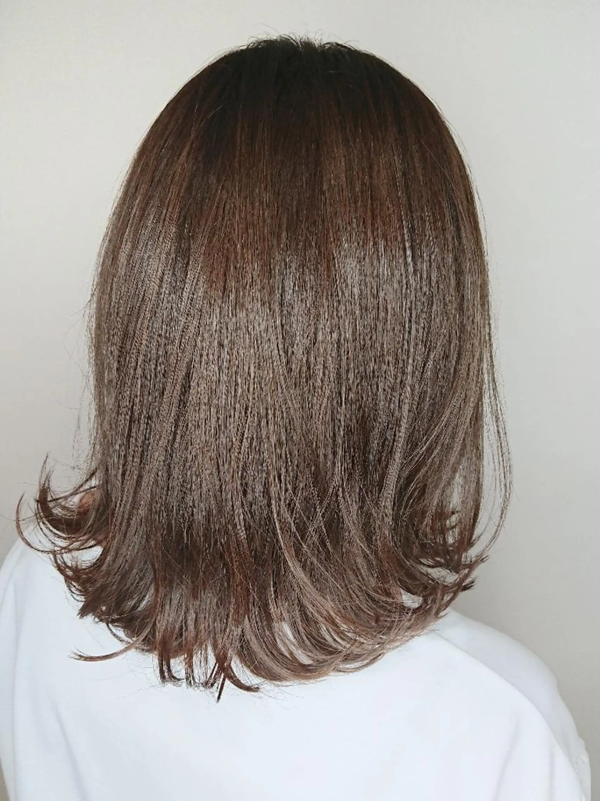 ミディアム カラー イルミナカラー ✨ブリーチなし透明感 カラー✨ゆりかのヘアスタイル