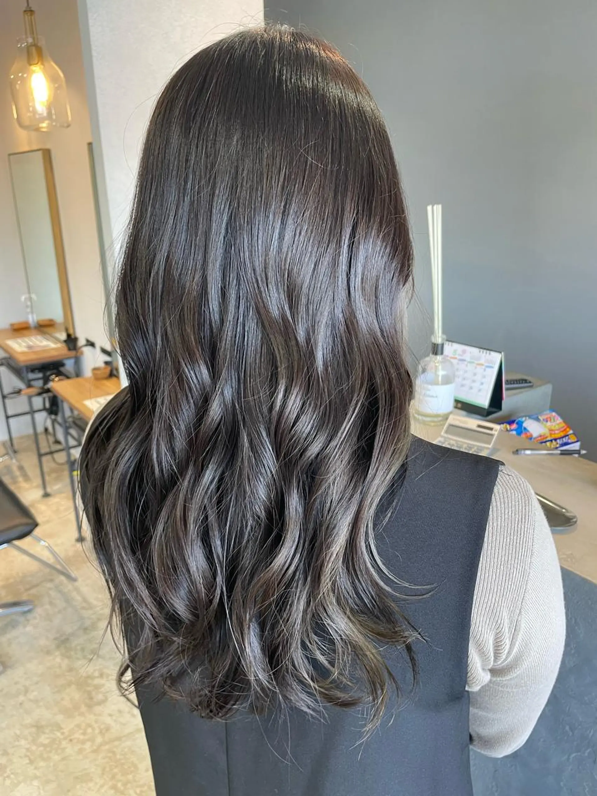 ロング カラー 《nico》 髙橋秋花🖤🧡のヘアスタイル