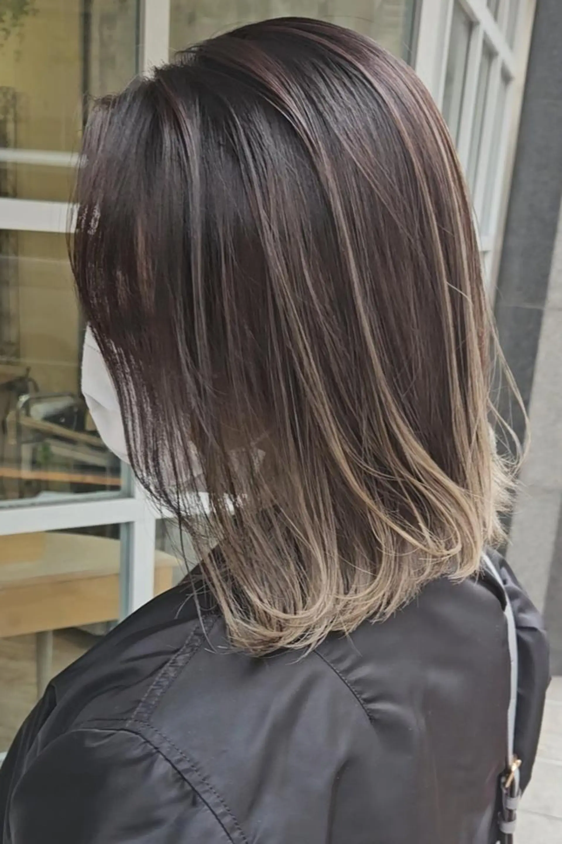 カラー ミディアム ブリーチなし透明感 カラー✨横山 佳希のヘアスタイル