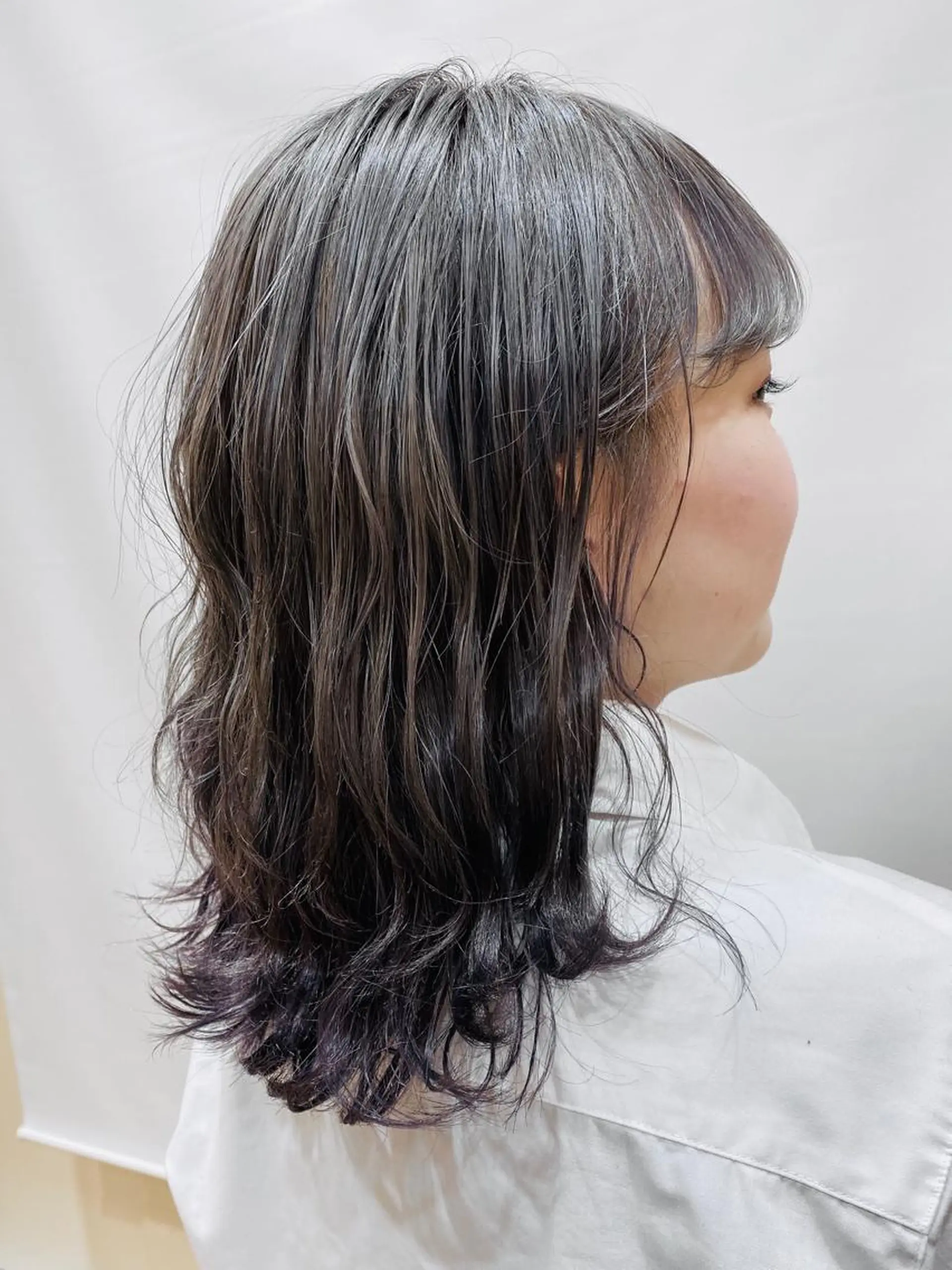 セミロング 大野 あさみのヘアスタイル