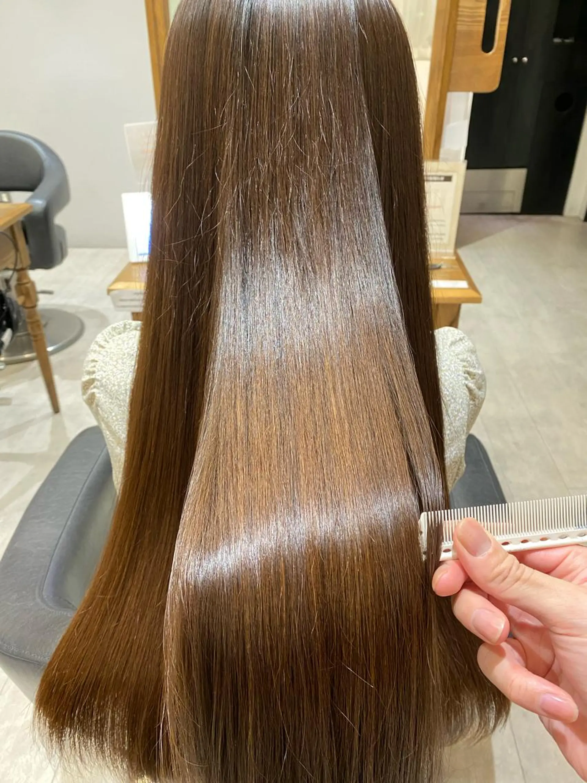 ロング 髪質改善 縮毛矯正 ✨美髪矯正の専門家✨ 髪質改善　松村のヘアスタイル