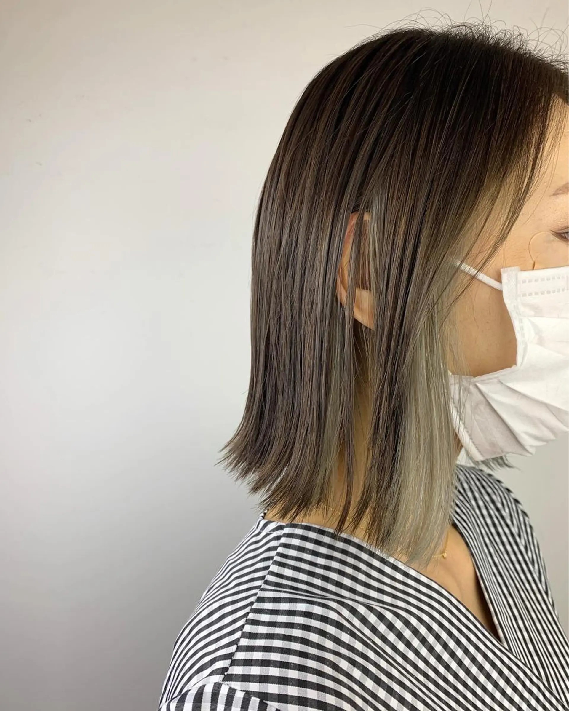 ショート カラー ベージュカラー ブリーチ ハイトーンカラー ハイトーンベージュ ボブ 【美髪を叶える】中谷 彰宏（アキ)のヘアスタイル