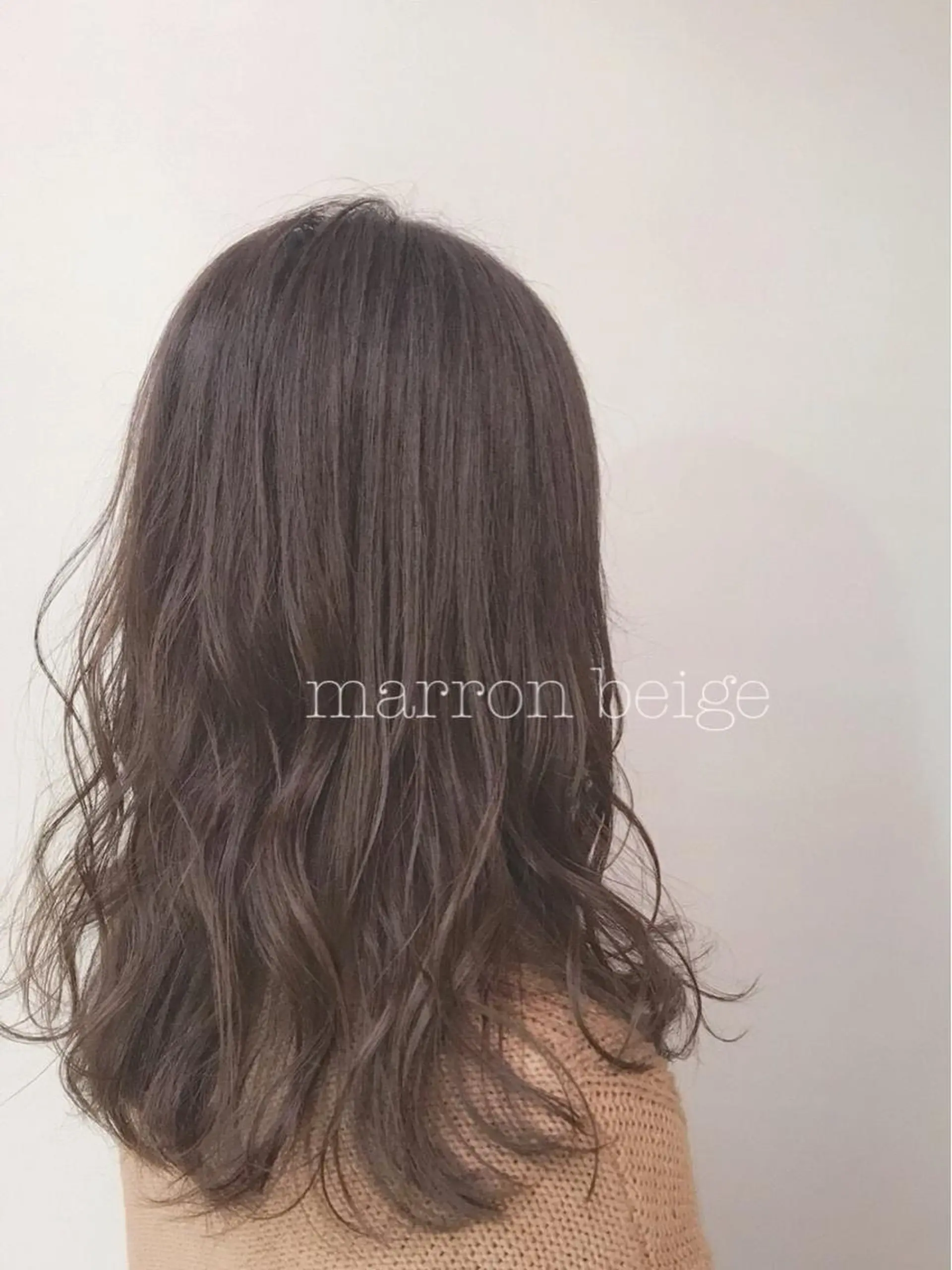 セミロング カラー カット ヘアカラー トリートメント ぱつっとボブ/ 小野あかねのヘアスタイル