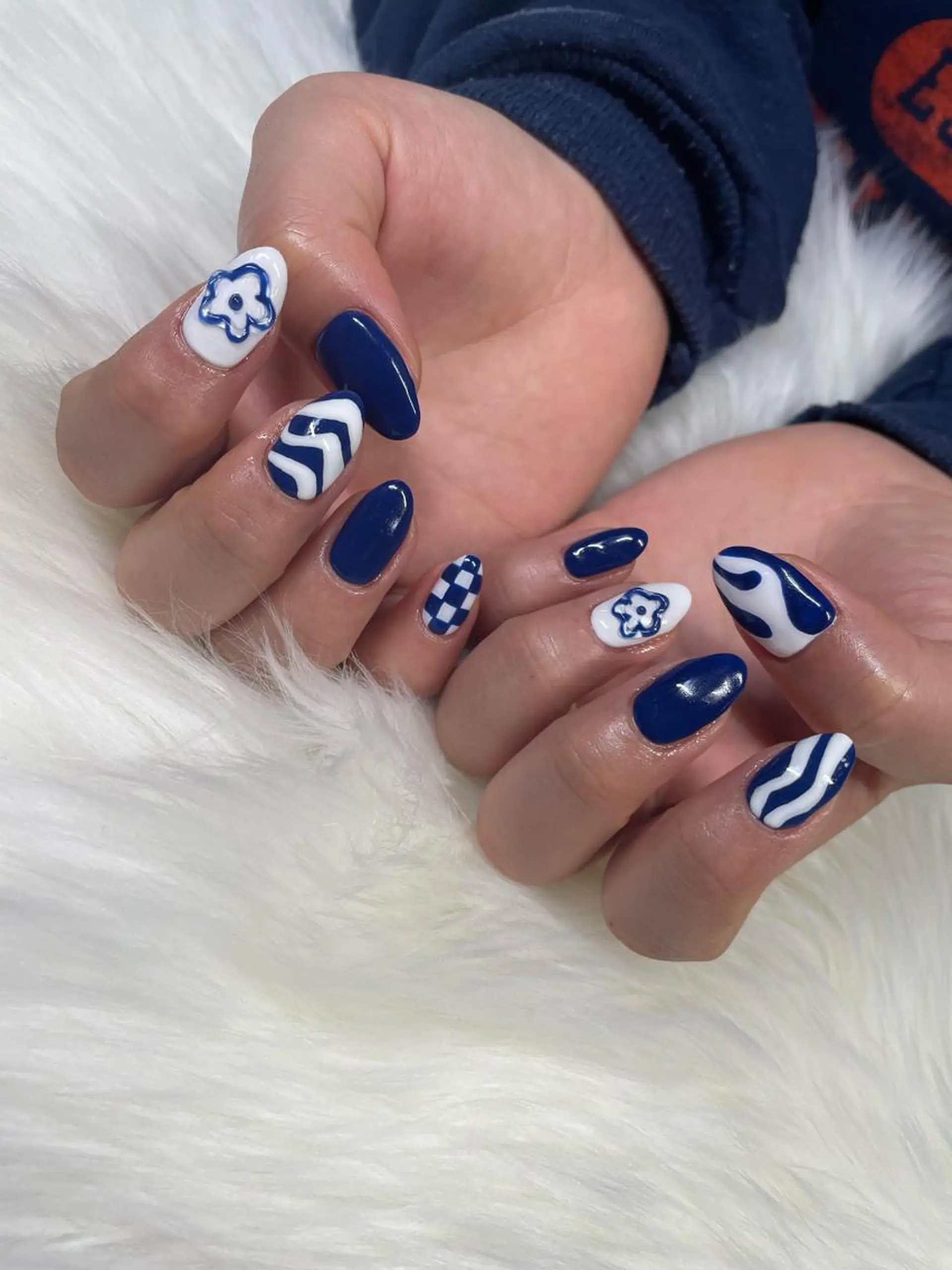 ロング カラー ヘアアレンジ キッズ ネイル マツエク・マツパ 福田 加奈のネイルデザイン