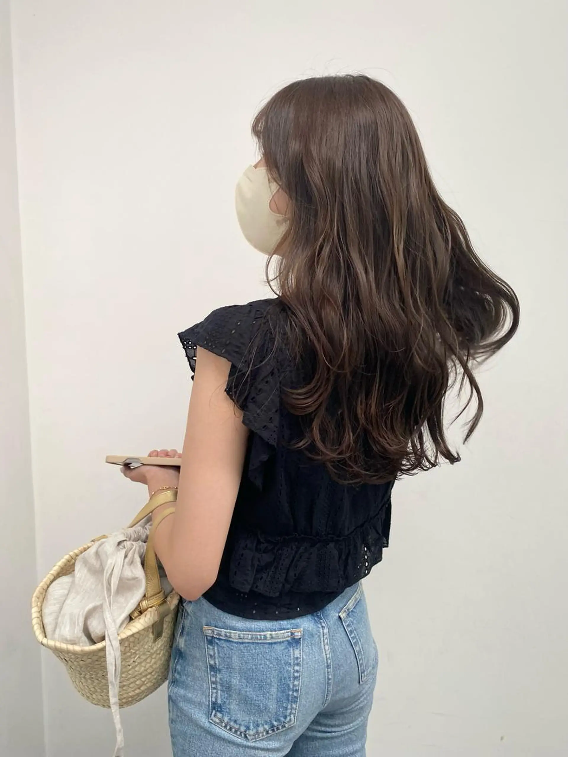 セミロング カラー ヘアアレンジ ベージュカラー ブラウンカラー オリーブベージュ オリーブブラウン レイヤー🌟艶カラー 🕊まやのヘアスタイル