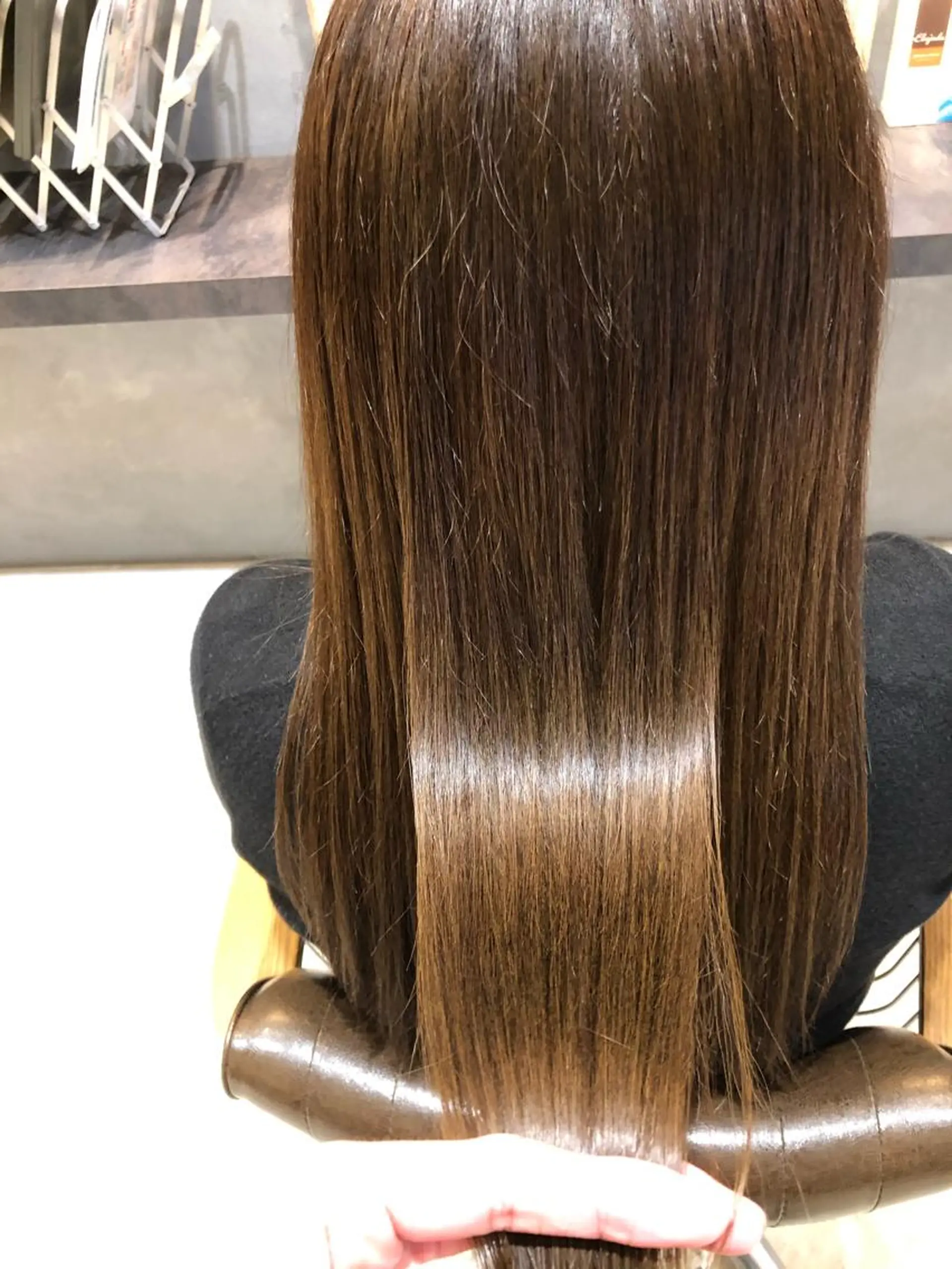 セミロング カラー 髪質改善 メンズパーマ・ 美髪縮毛矯正・坂田のヘアスタイル