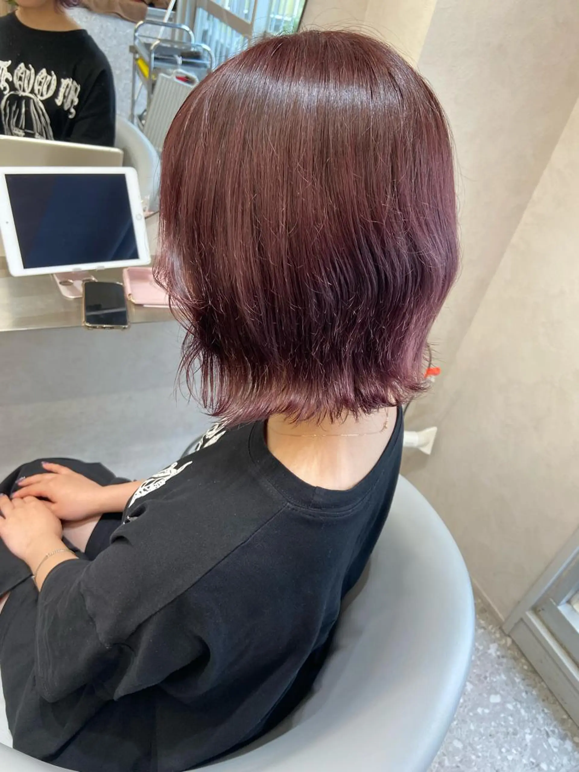 ミディアム カラー 新宿/韓国ヘア 中明度カラー/かやのヘアスタイル