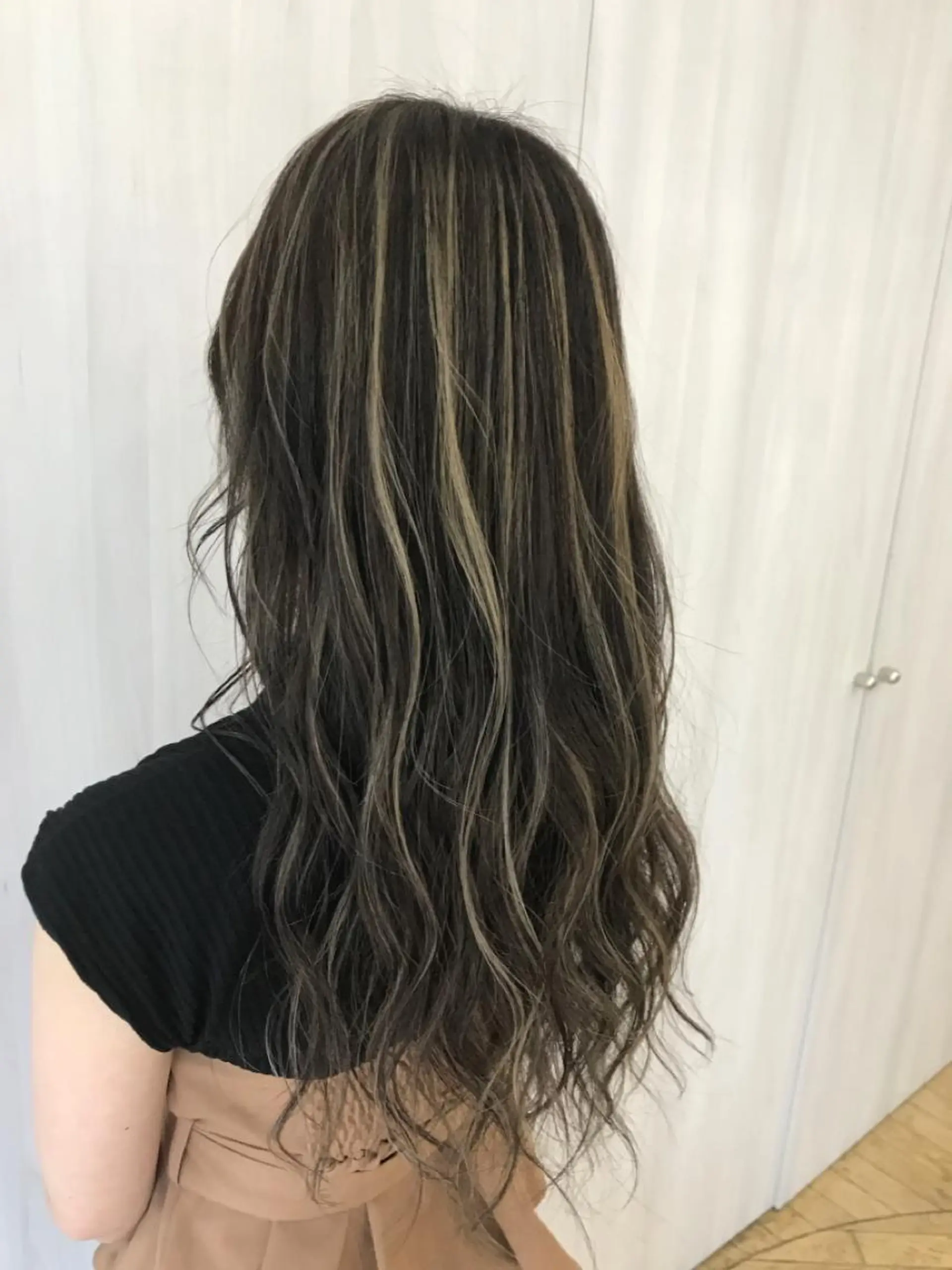 ロング カラー ヘアアレンジ ハイライトカラー 3Dハイライト ハイライト 松井 敬太郎のヘアスタイル