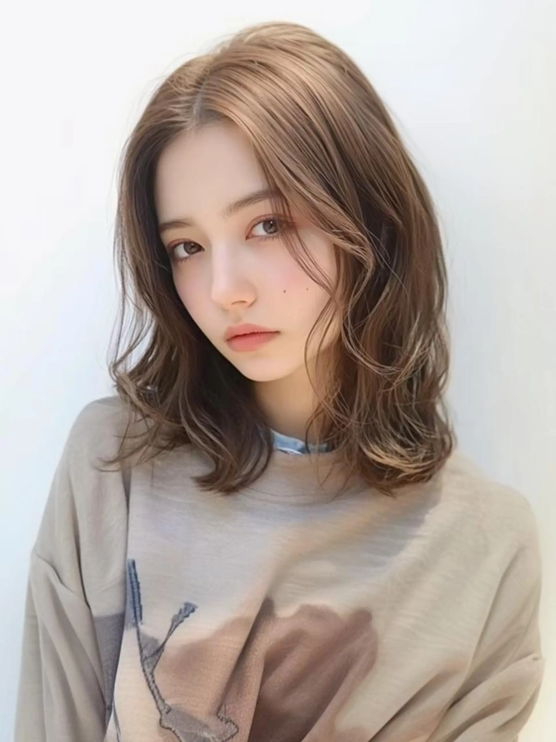 ミディアム 髪質改善 cn nakaoのヘアスタイル
