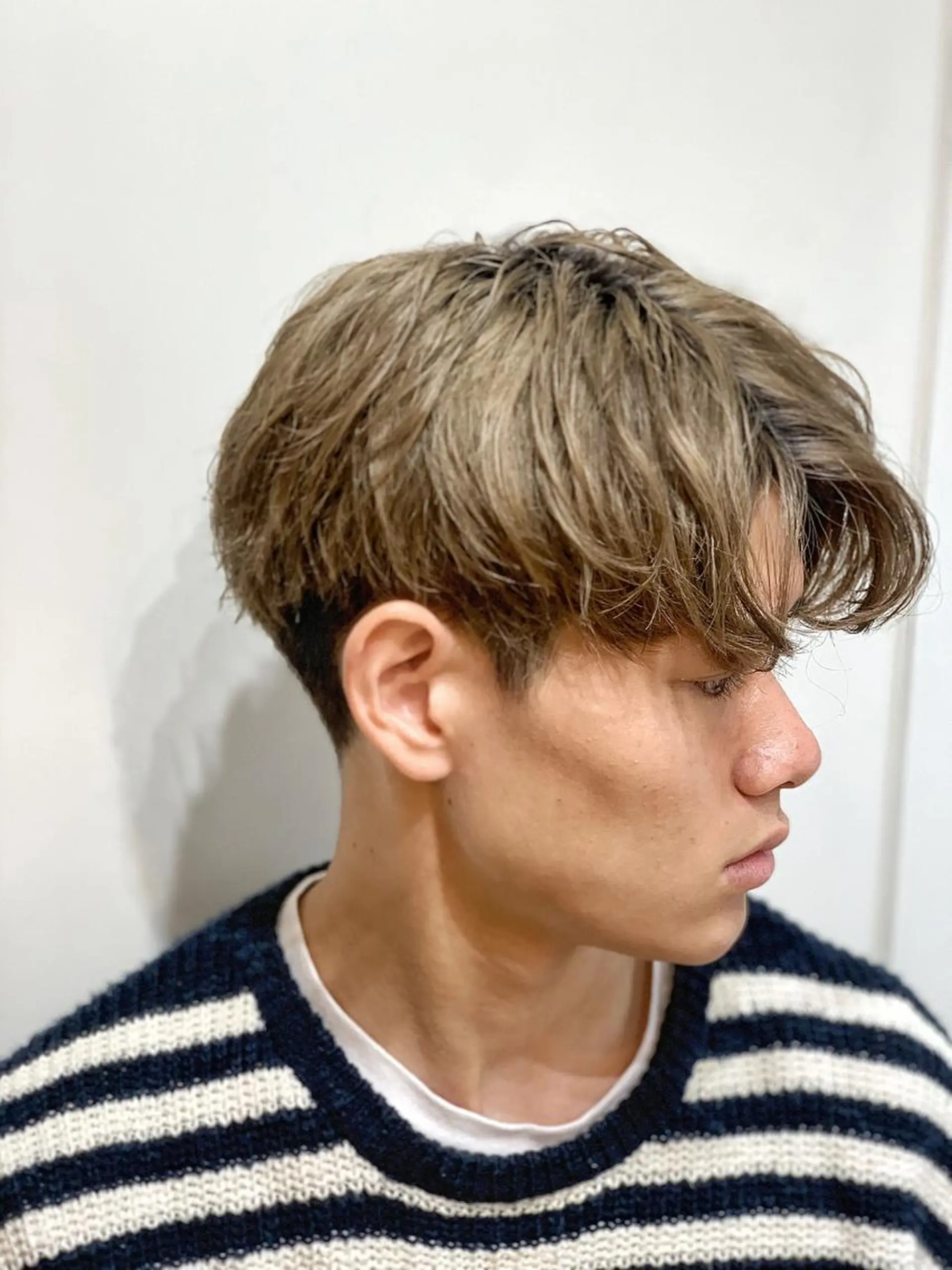 カラー パーマ メンズ メンズ韓国風 カット ヘアセット メンズStylist 山根慧のヘアスタイル