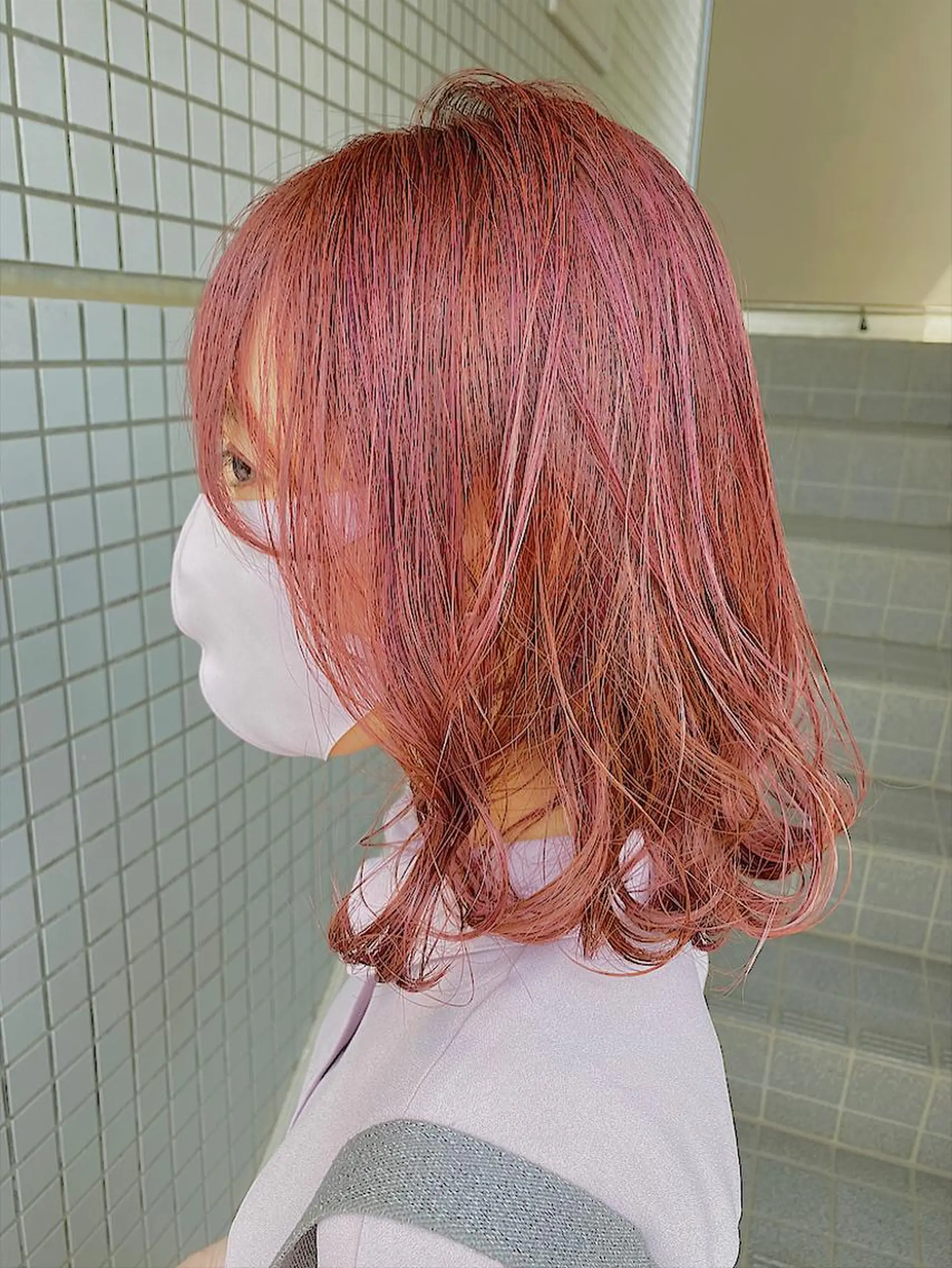 セミロング カラー Fbeauty所属・ブリーチ koheiのヘアスタイル