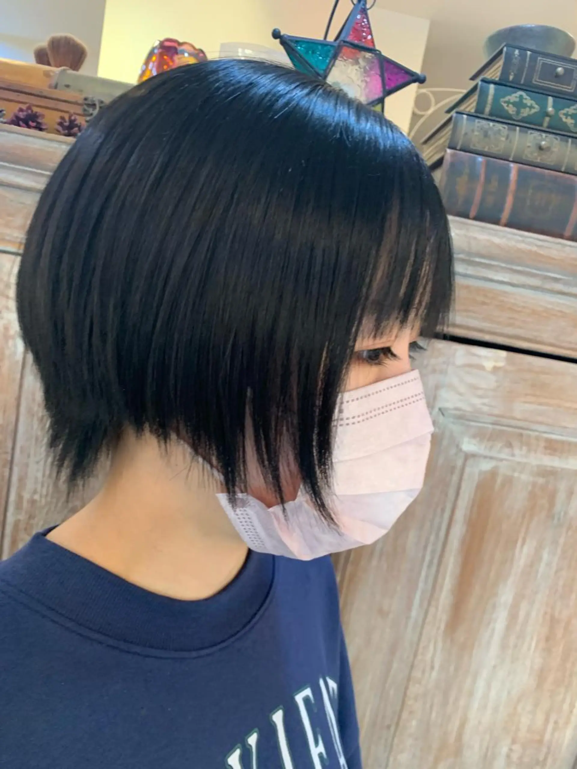 ショート パーマ 縮毛矯正 カット 縮毛矯正 トリートメント nishimura makotoのヘアスタイル