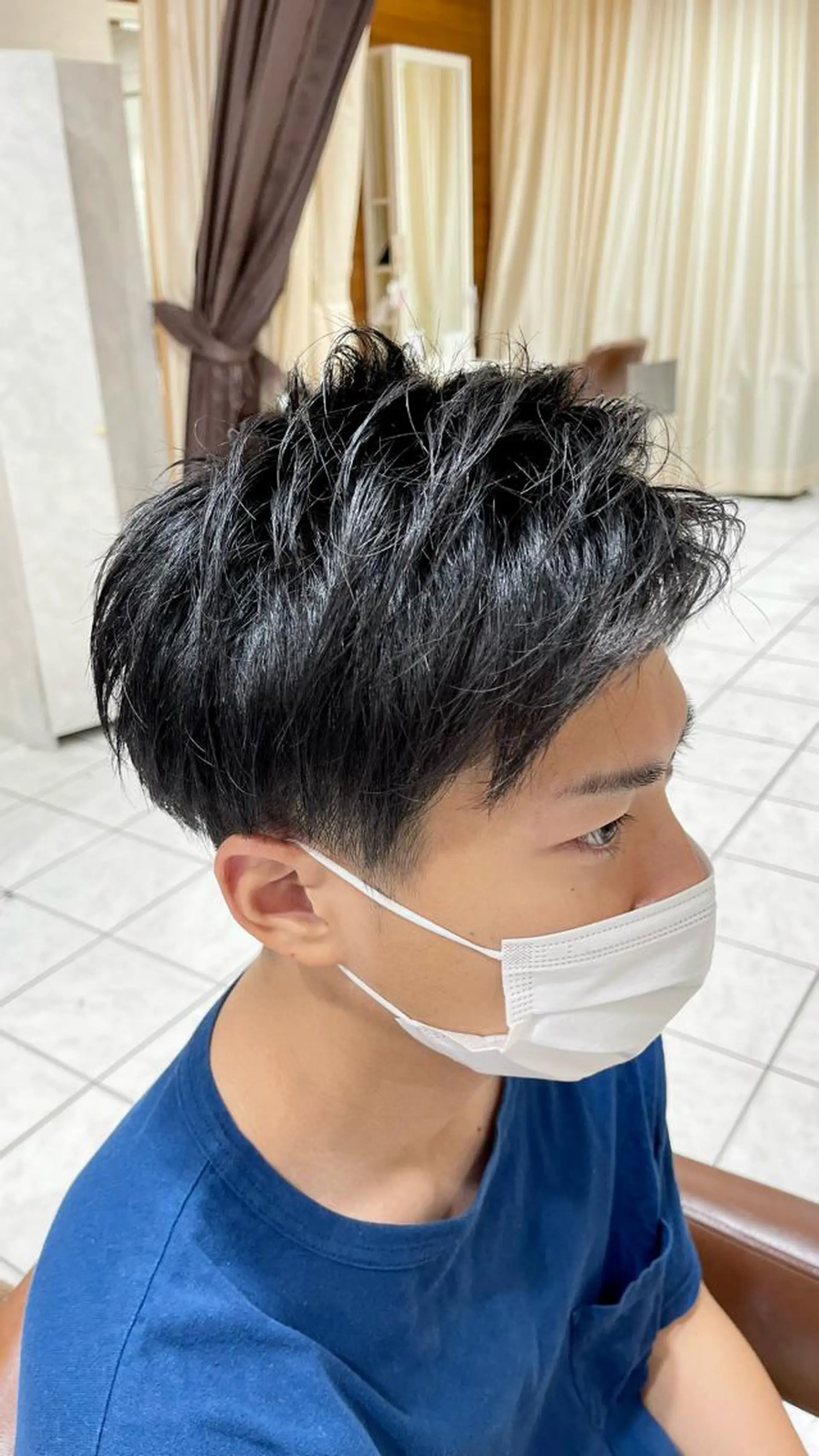 ショート カット ヘアカラー トリートメント テラモト カズヨシのヘアスタイル