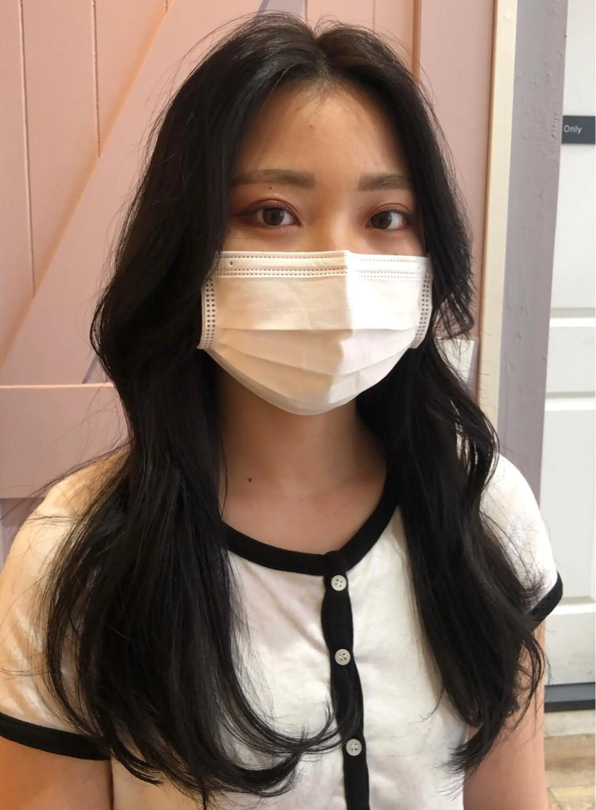 ミディアム カラー 韓国風ヘア mizuki roan多々良店のヘアスタイル