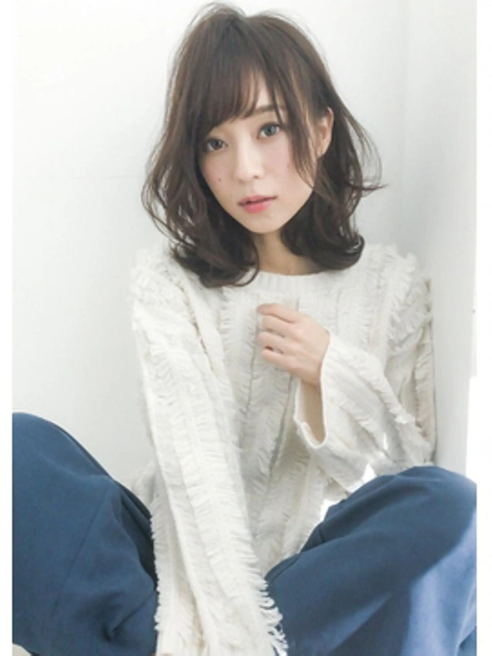 セミロング カラー 【公式】amble luxe池袋東口🩷のヘアスタイル