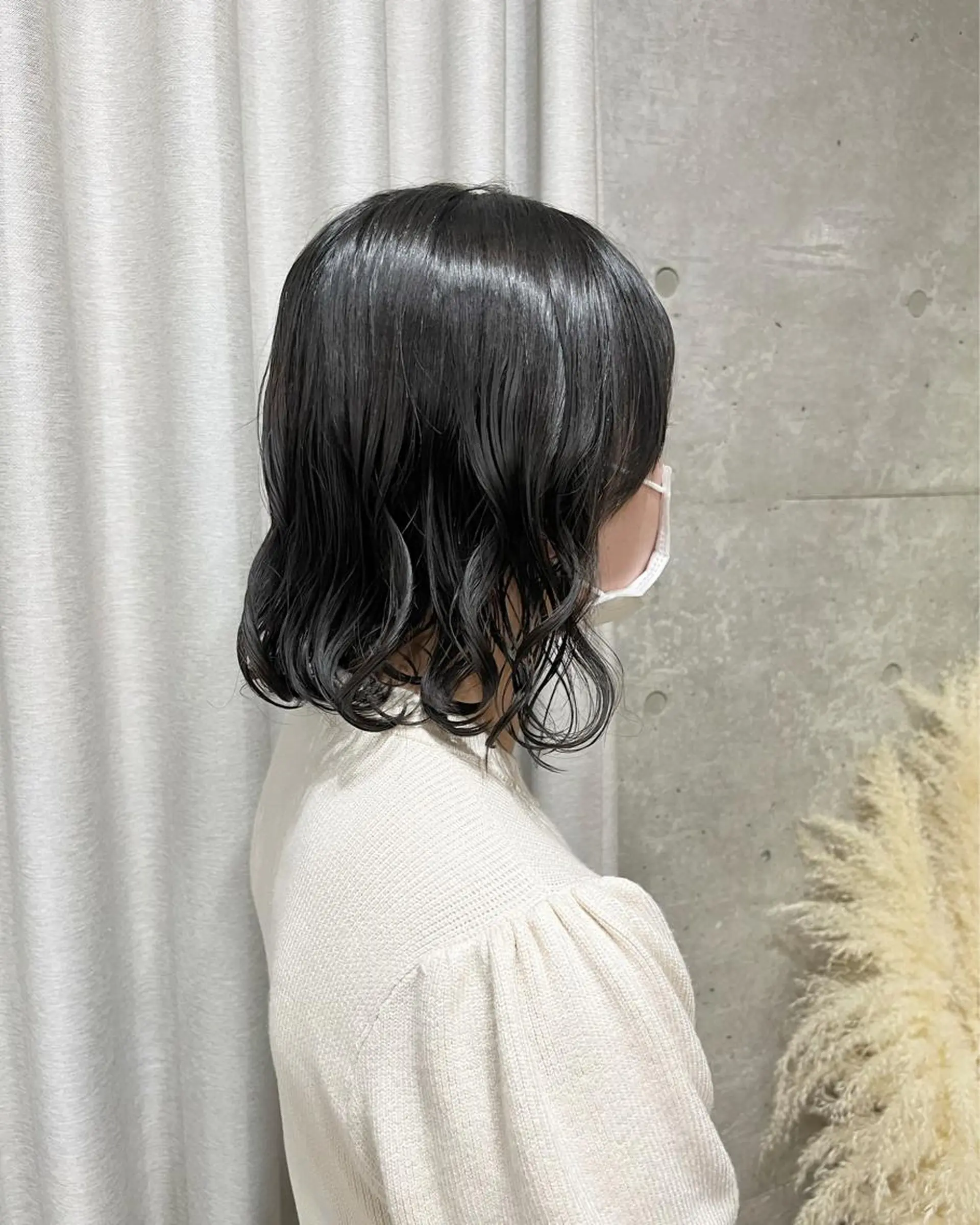 ミディアム パーマ パーマ ロングパーマ木村 ボブパーマのヘアスタイル