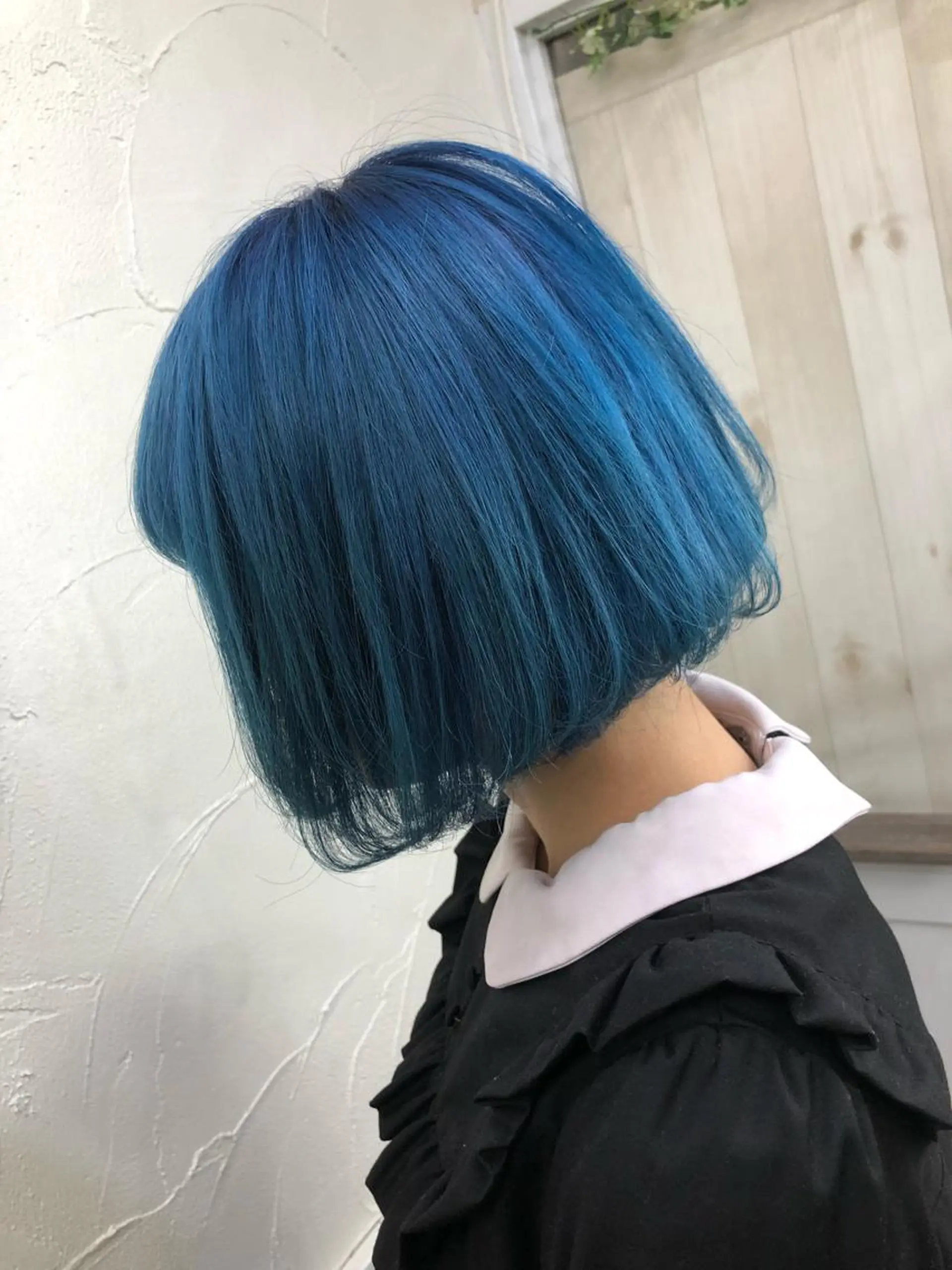 ショート カラー ブルーカラー ヘアカラー トリートメント PSY(サイ)池袋 金田尚久🎨のヘアスタイル