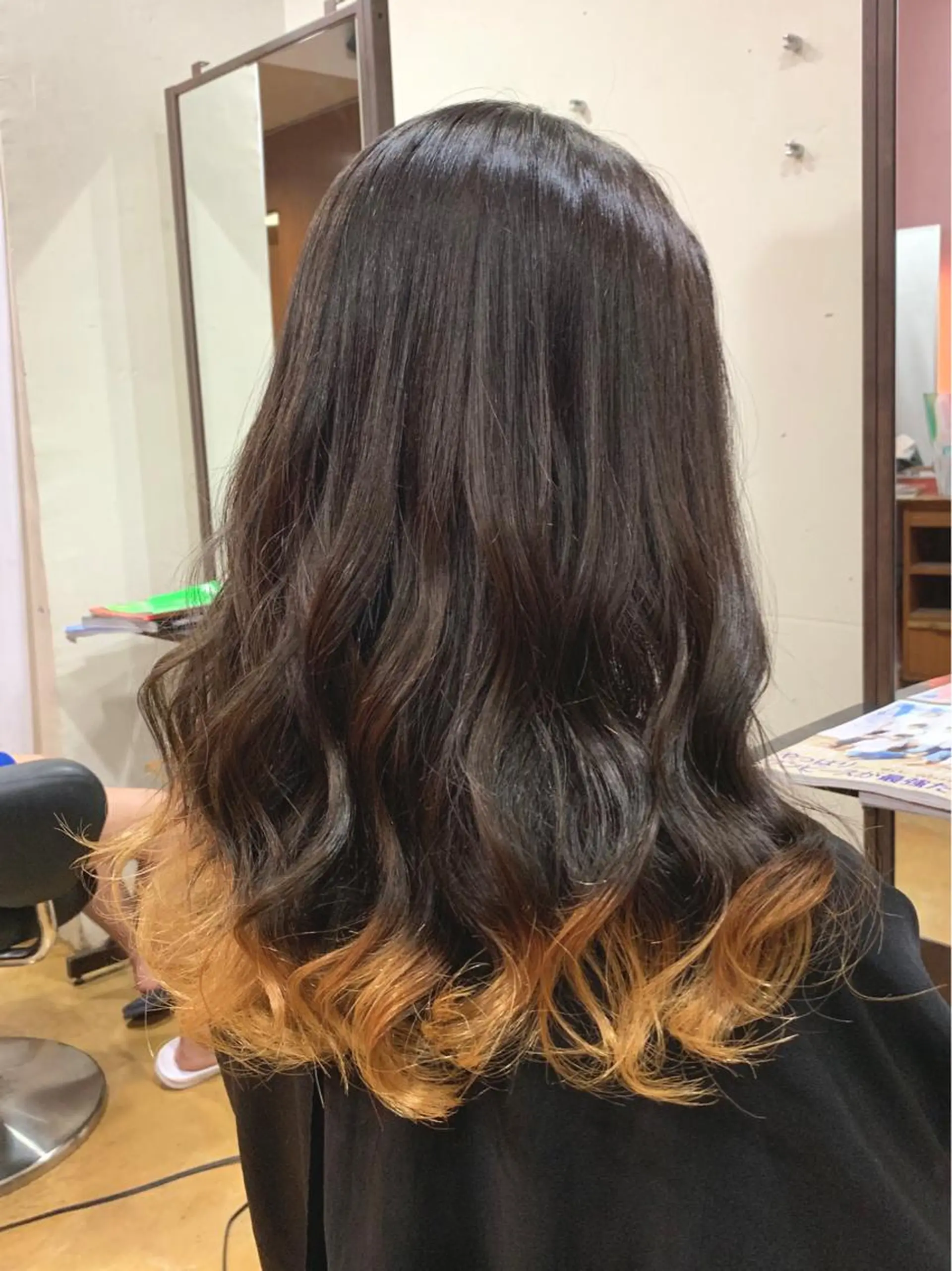 ロング カラー 韓国レイヤーカット★ 小林大樹のヘアスタイル