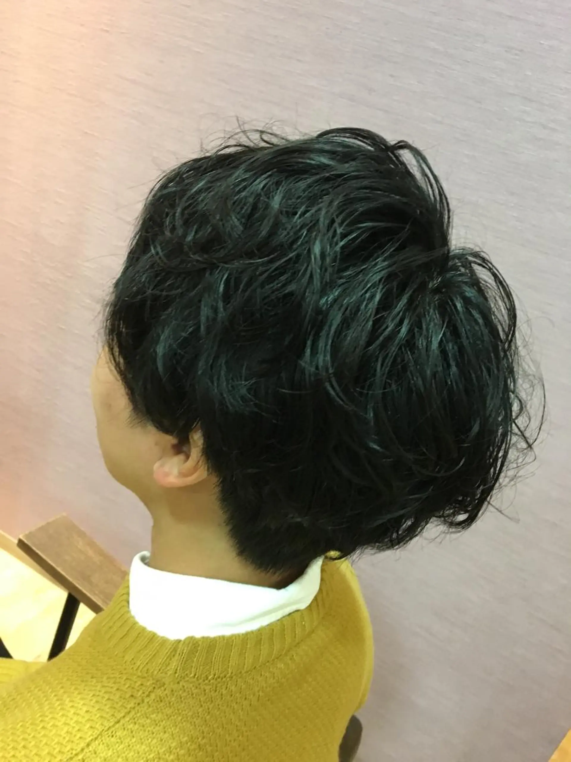 ショート メンズ カット パーマ 【寺田町】ソリハシ アキラのヘアスタイル