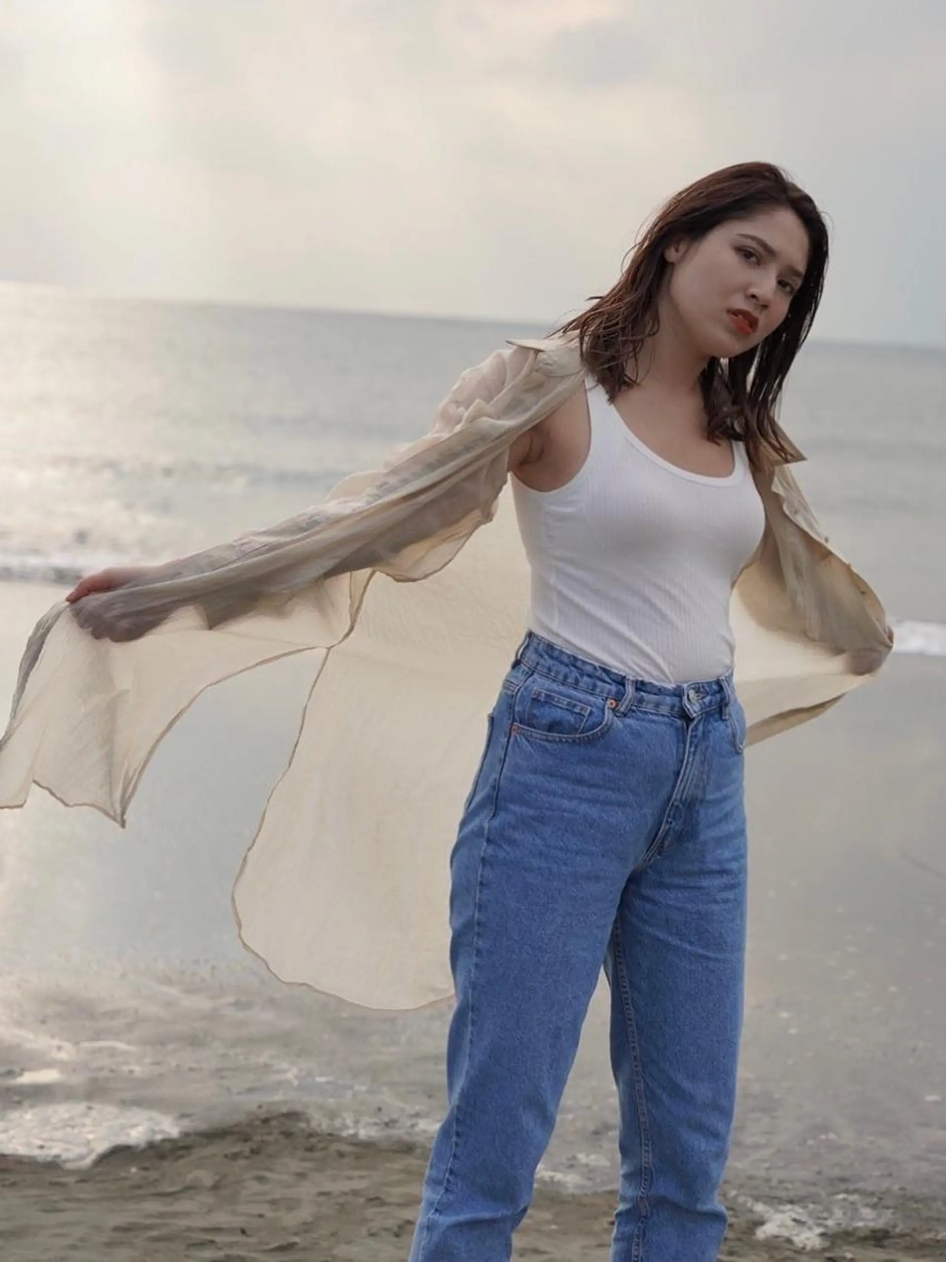 セミロング 柳下 涼のヘアスタイル