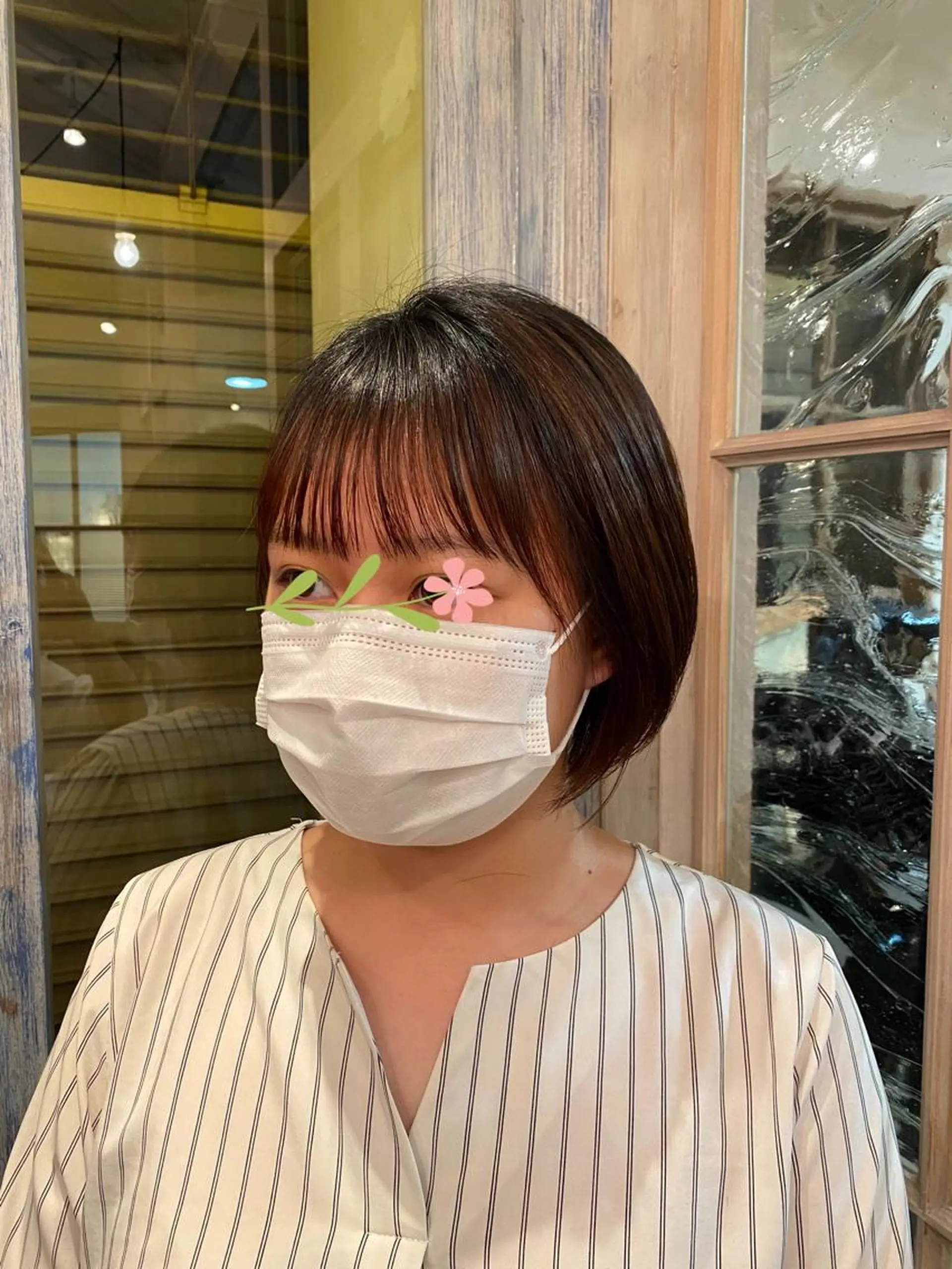 ショート サイドバング Kasuga Sayuriのヘアスタイル