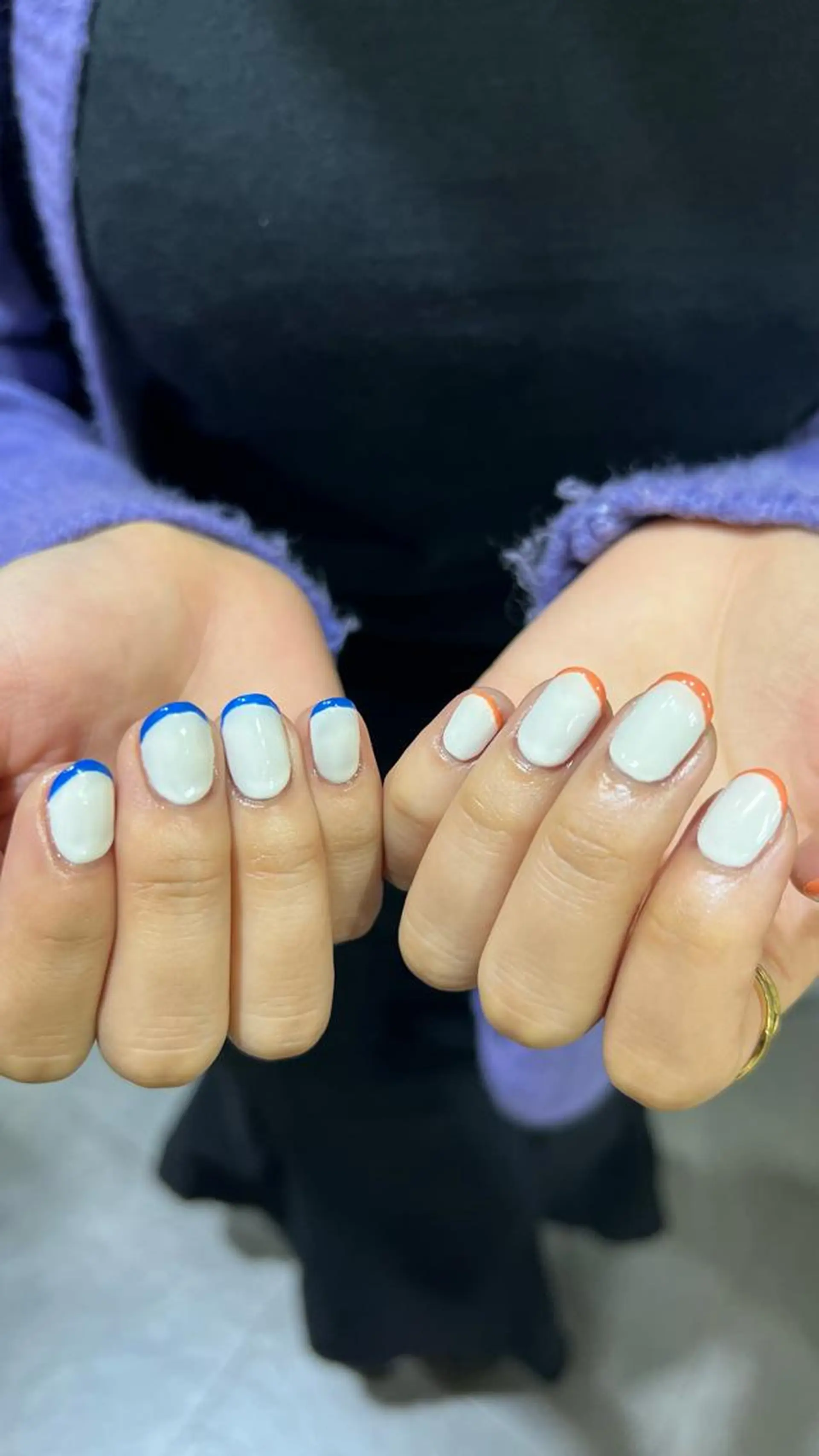 ネイル 暖色ｶﾗｰ/ﾚｲﾔｰ ｶｯﾄ/Yunaのヘアスタイル