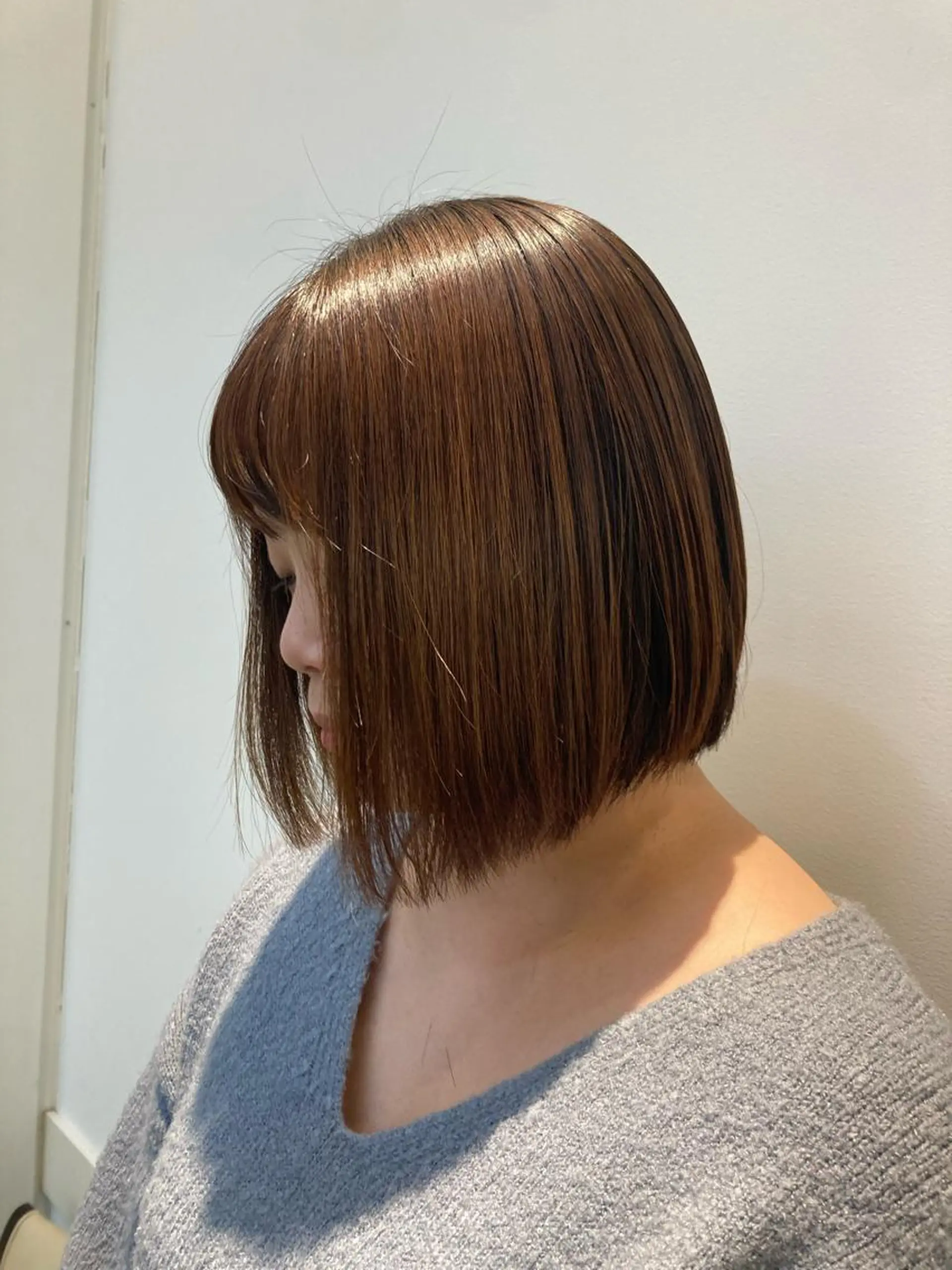 ミディアム 透明感カラー 板橋　島村美咲のヘアスタイル