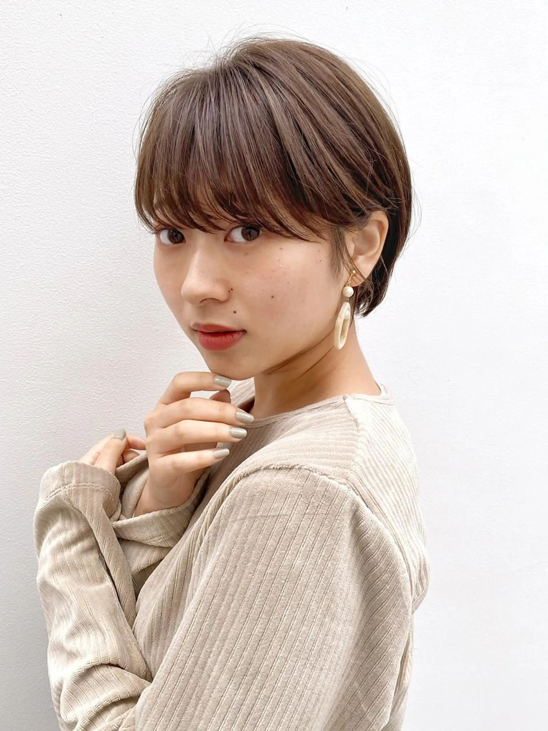 ショート カラー ベージュカラー カット トリートメント 🉐メンズヘア特化 men's/ケンイチのヘアスタイル