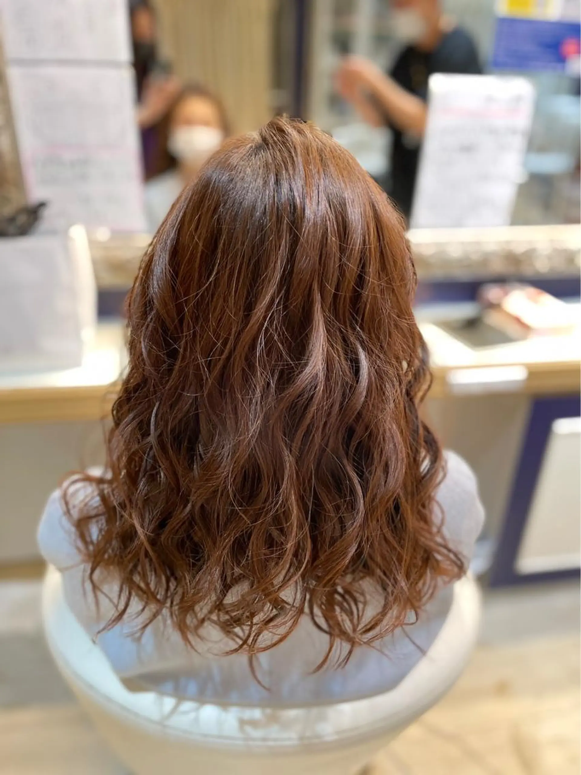 セミロング カラー ヘアアレンジ 【enil代表】 杉林和哉のヘアスタイル