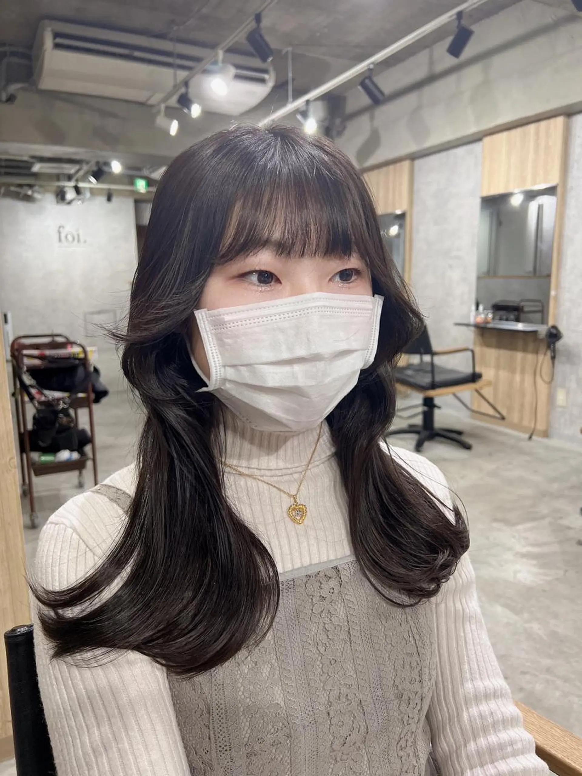 ロング カラー 韓国レイヤー/ 顔周り💕田中将吾のヘアスタイル