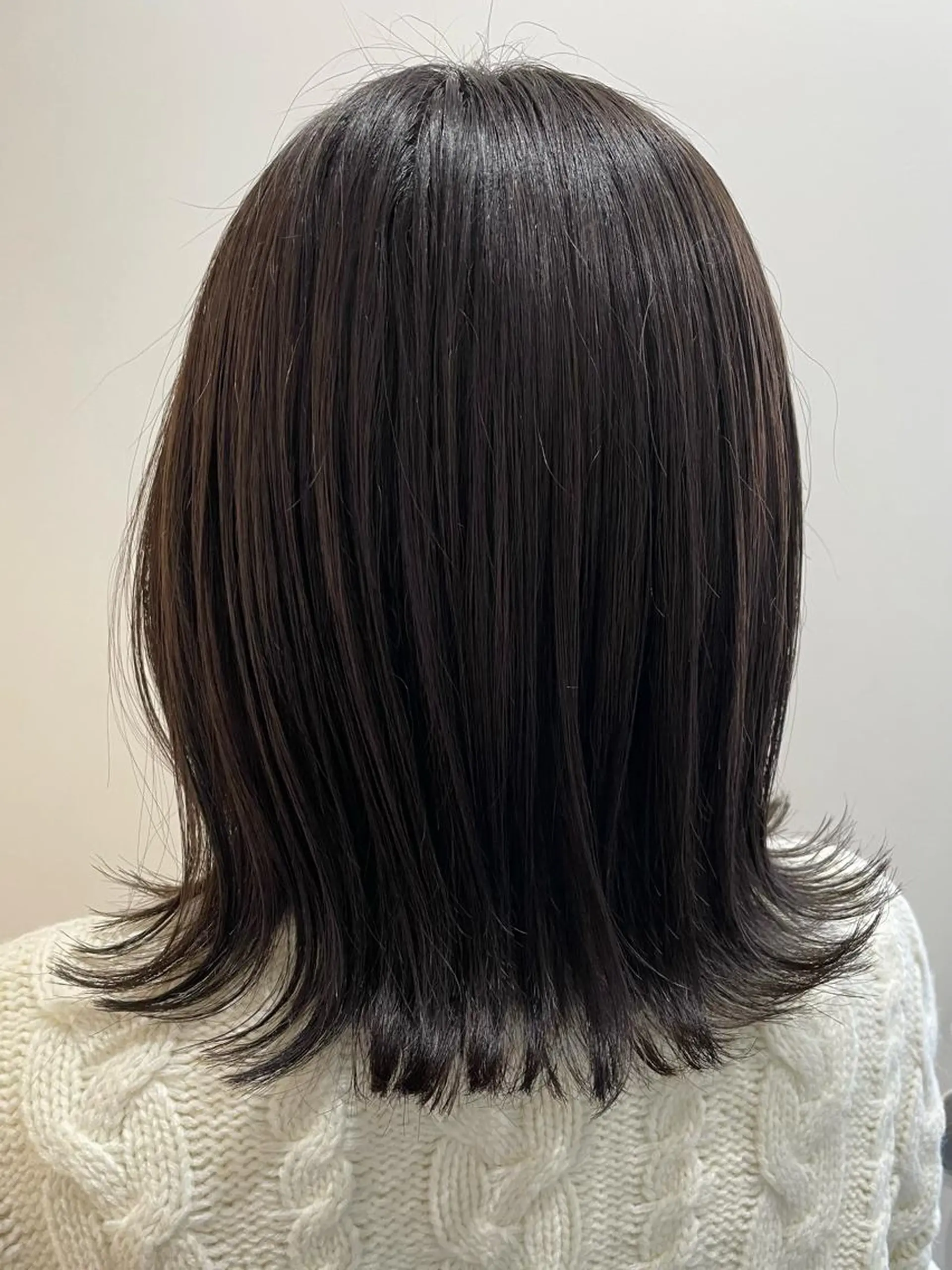 ミディアム カラー ダークグレー ダークグレージュ グレージュ ボブ くびれヘア 卒業式受付中🌻 肥田亜沙美のその他イメージ
