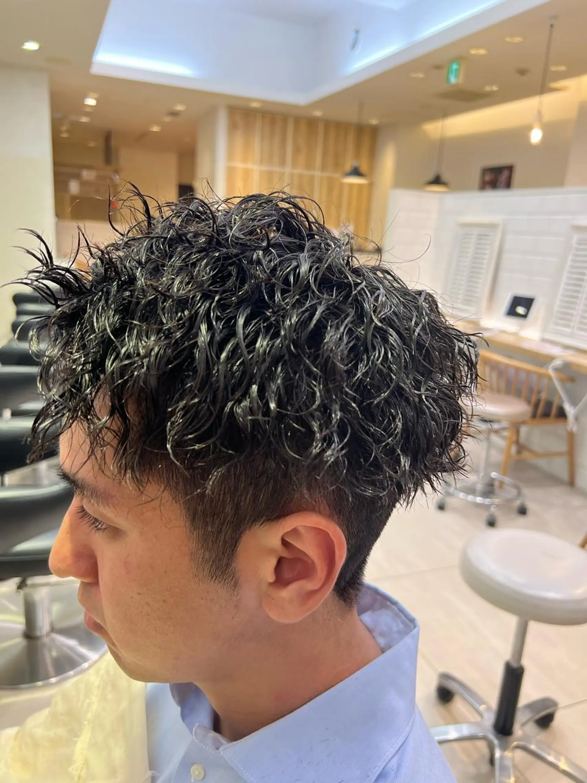 ショート ケンシロウ メンズパーマ特化⭕️のヘアスタイル