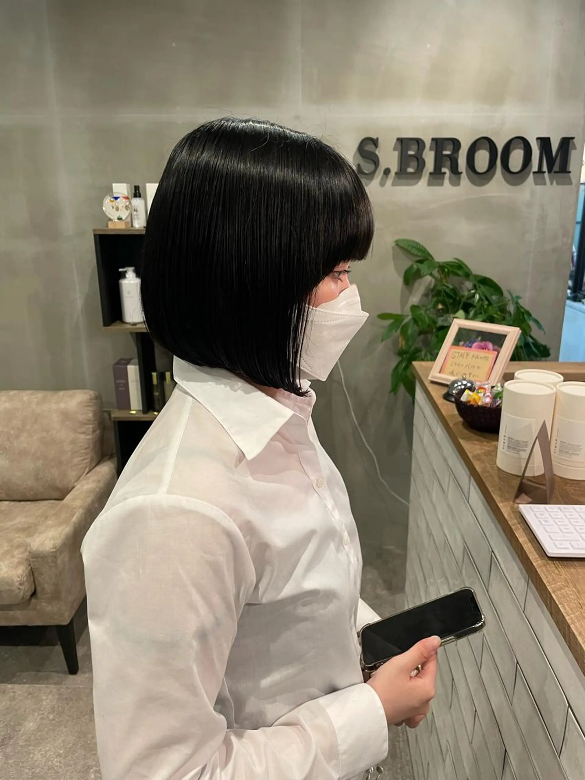 ショート カット S.BROOM なんばTAKUYAのヘアスタイル