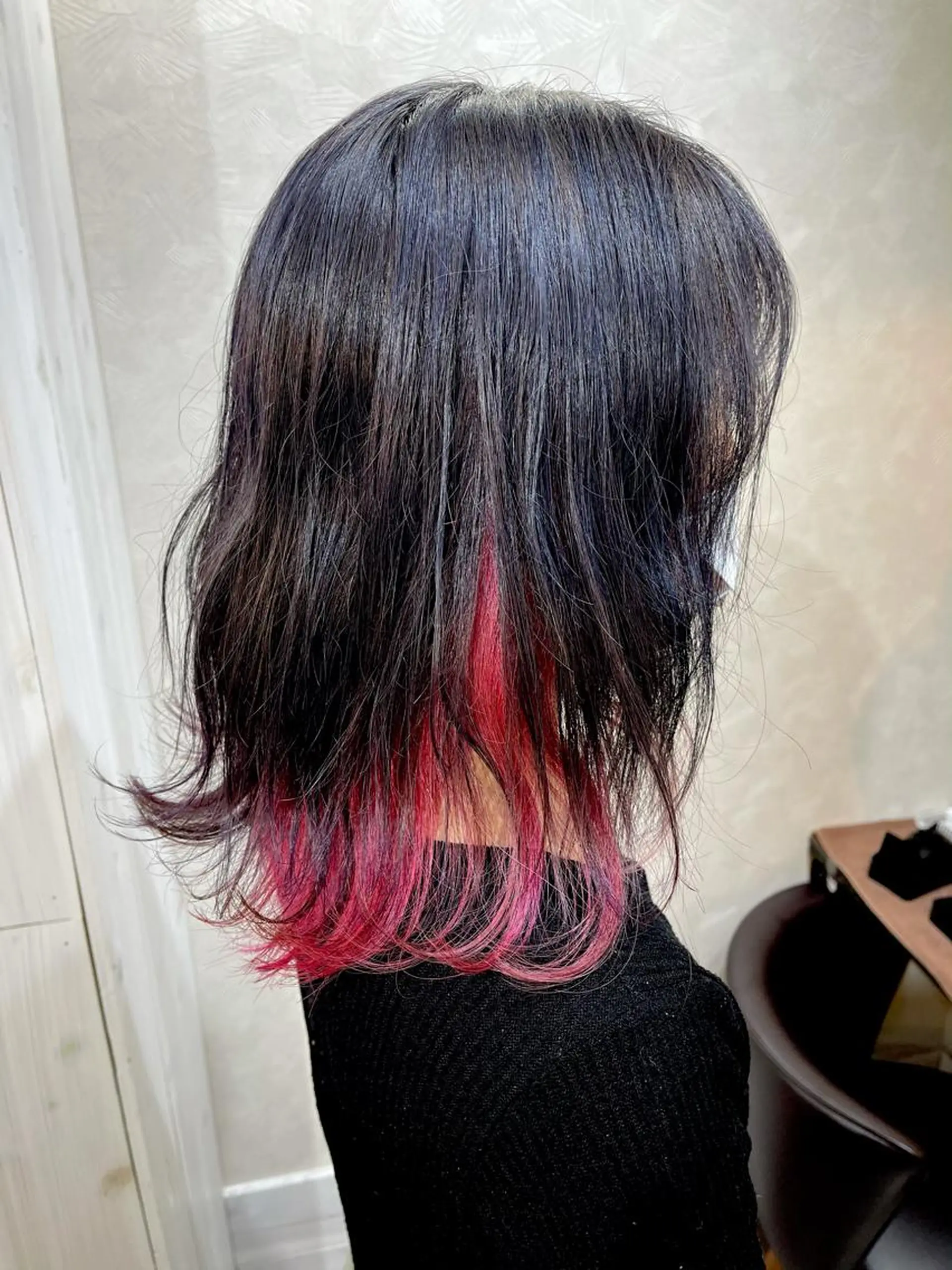 ミディアム カラー 岩谷/ブリーチ 🪽透明感カラーのヘアスタイル