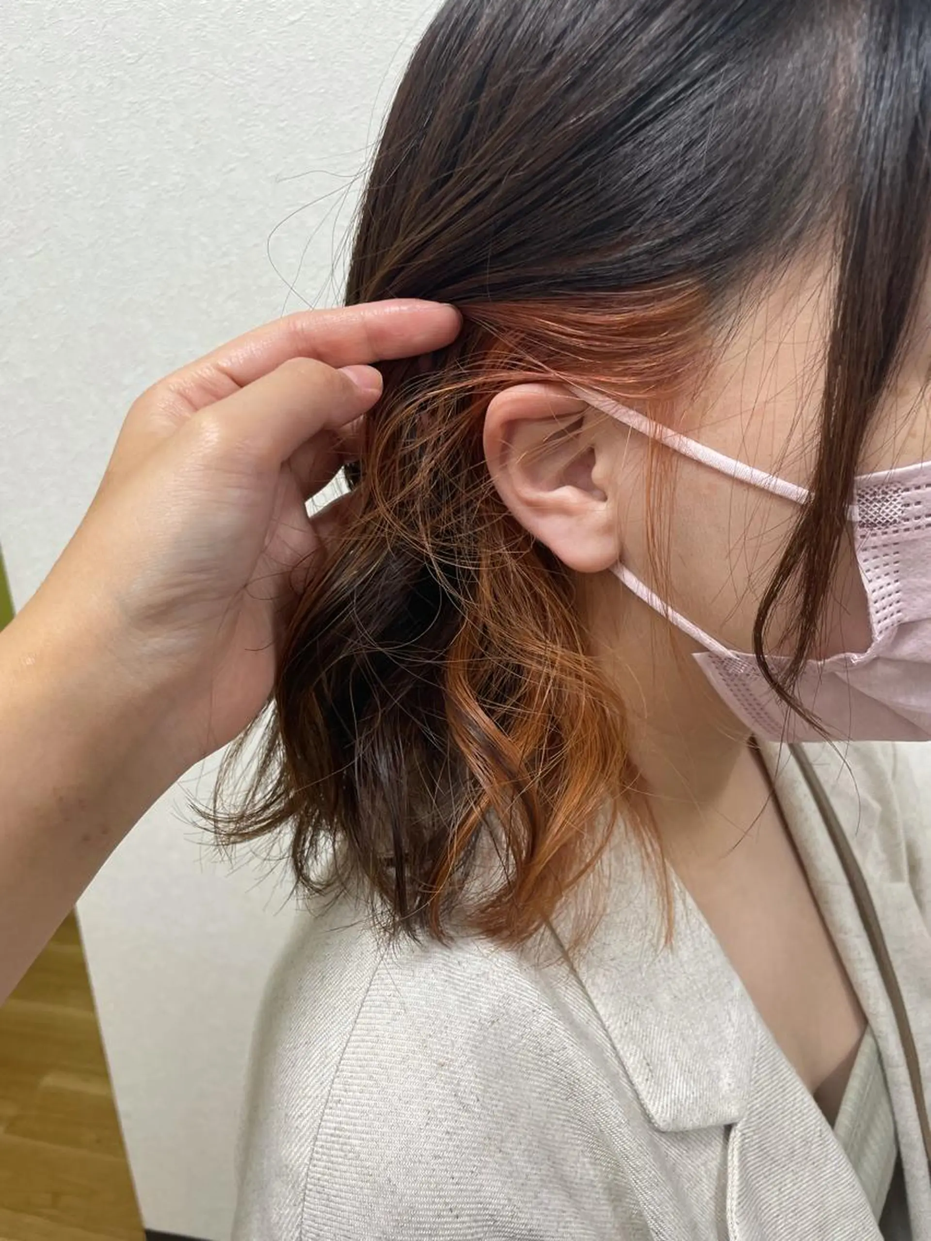 ミディアム カラー ヘアアレンジ like みやびのヘアスタイル