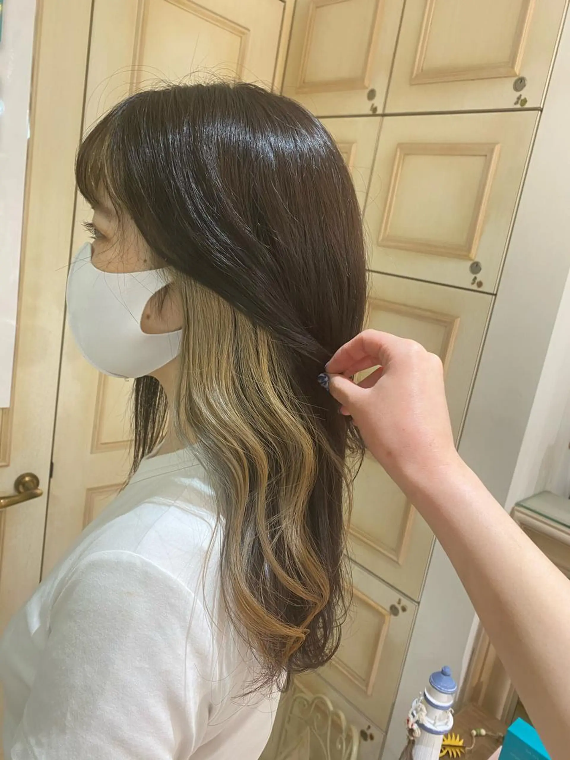 ロング カラー ヘアアレンジ 透明感カラー 古山 結季🌙🖤のヘアスタイル