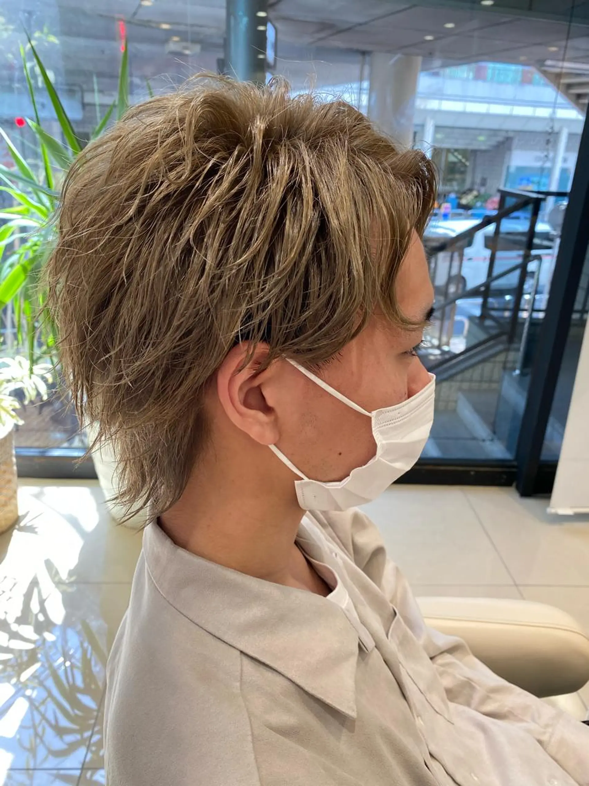 ショート カラー メンズ 🩵波巻き/ツイスパ HARU💎のヘアスタイル