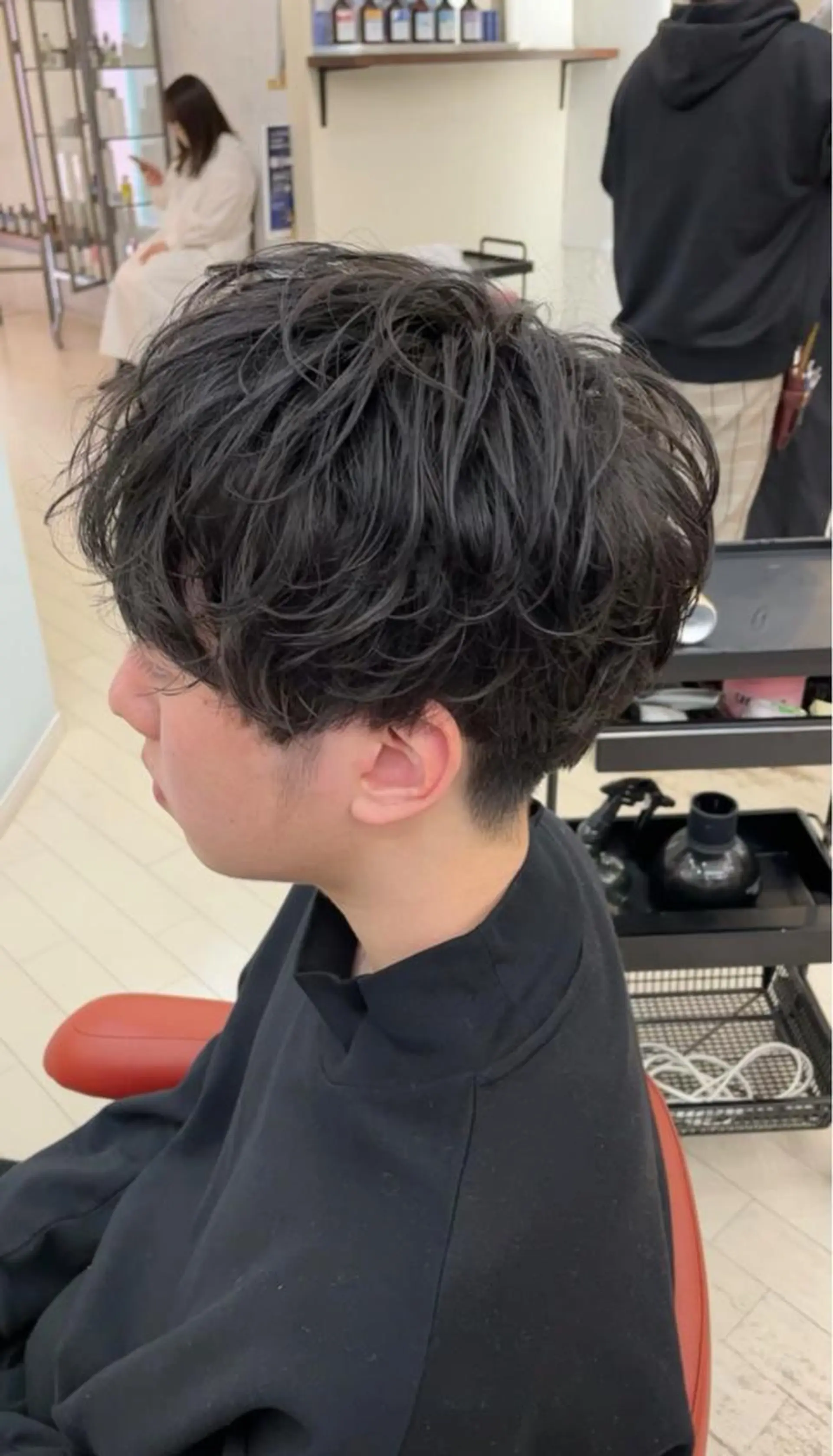 ショート カット パーマ メンズ特化美容師 ‼️　永留　卓己のヘアスタイル