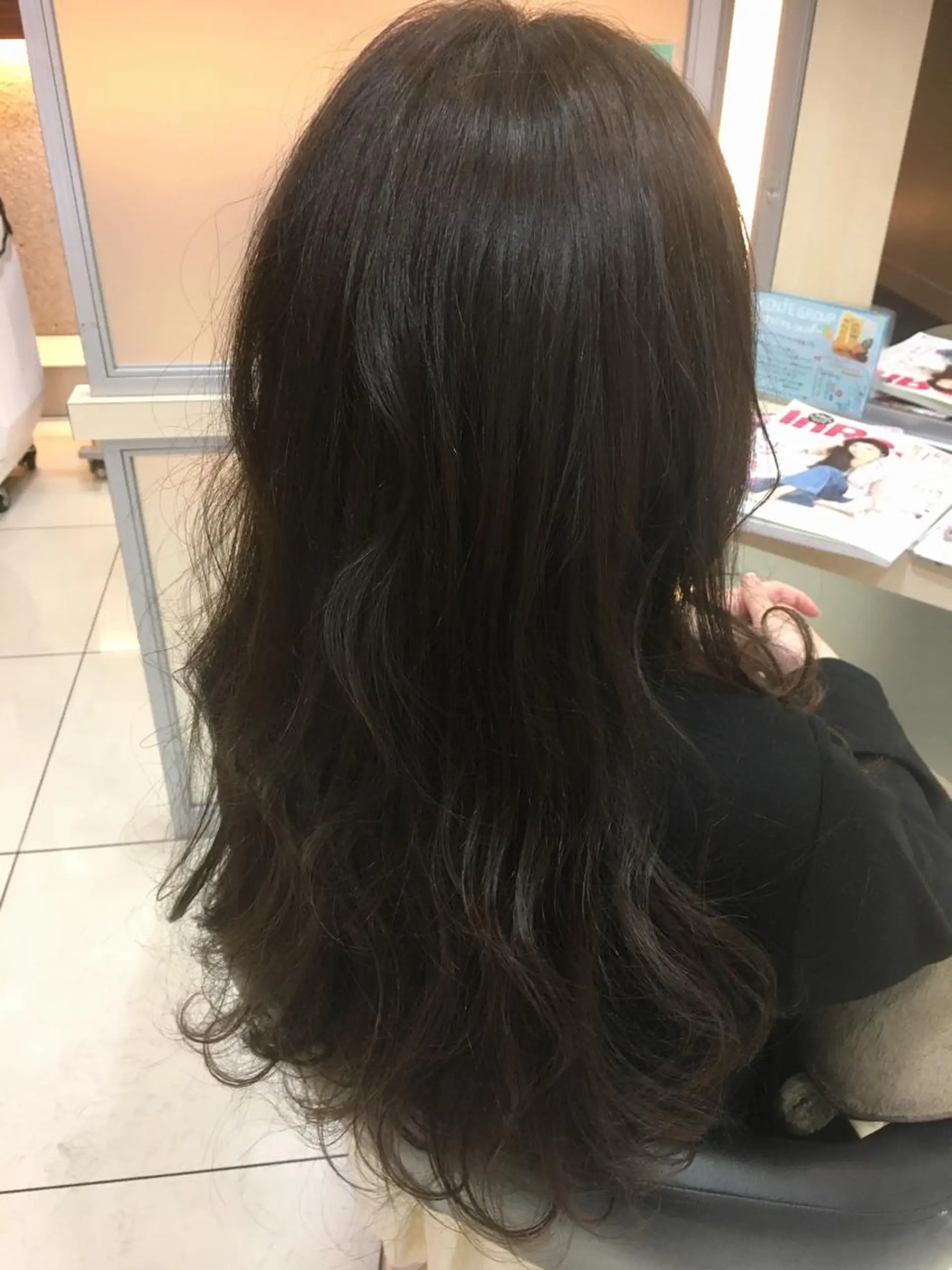 ロング カラー 永井 大希のヘアスタイル