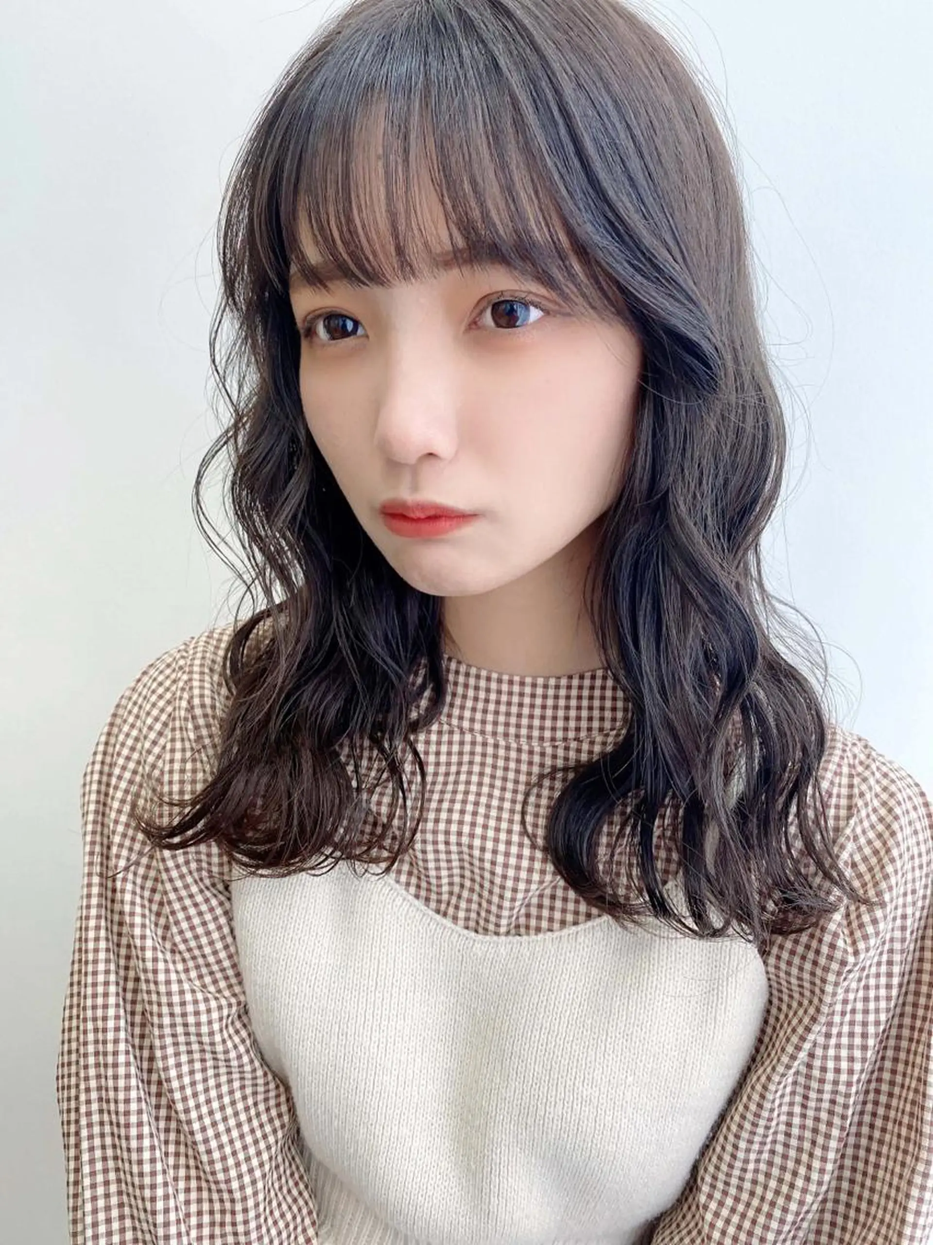 セミロング カット ヘアカラー トリートメント 透明感/ツヤ髪/ さら艶/前田祥汰のヘアスタイル