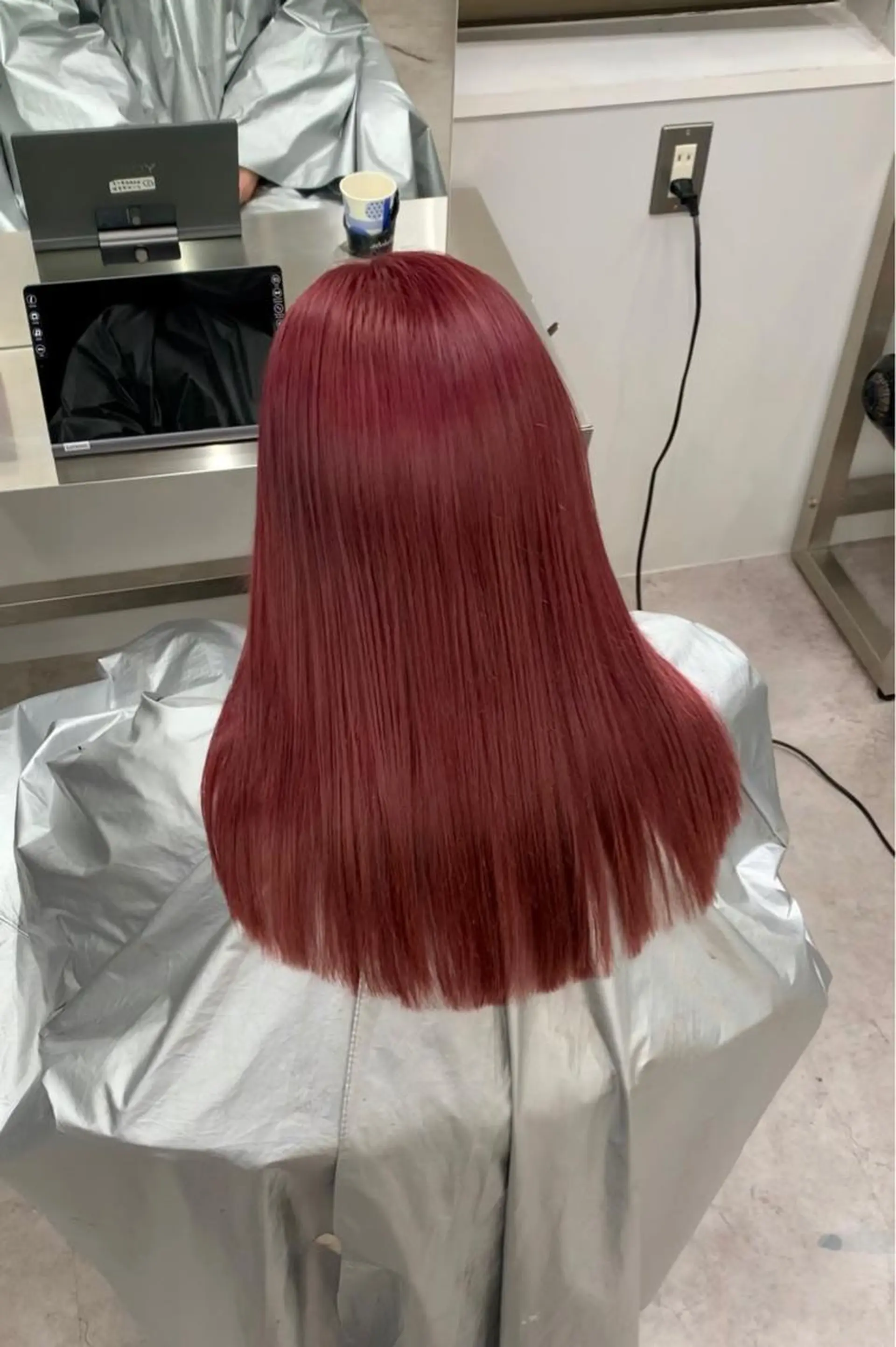 セミロング ヘアカラー トリートメント ヘッドスパ 🫧髪質改善 講師🫧🍎幹細胞のヘアスタイル